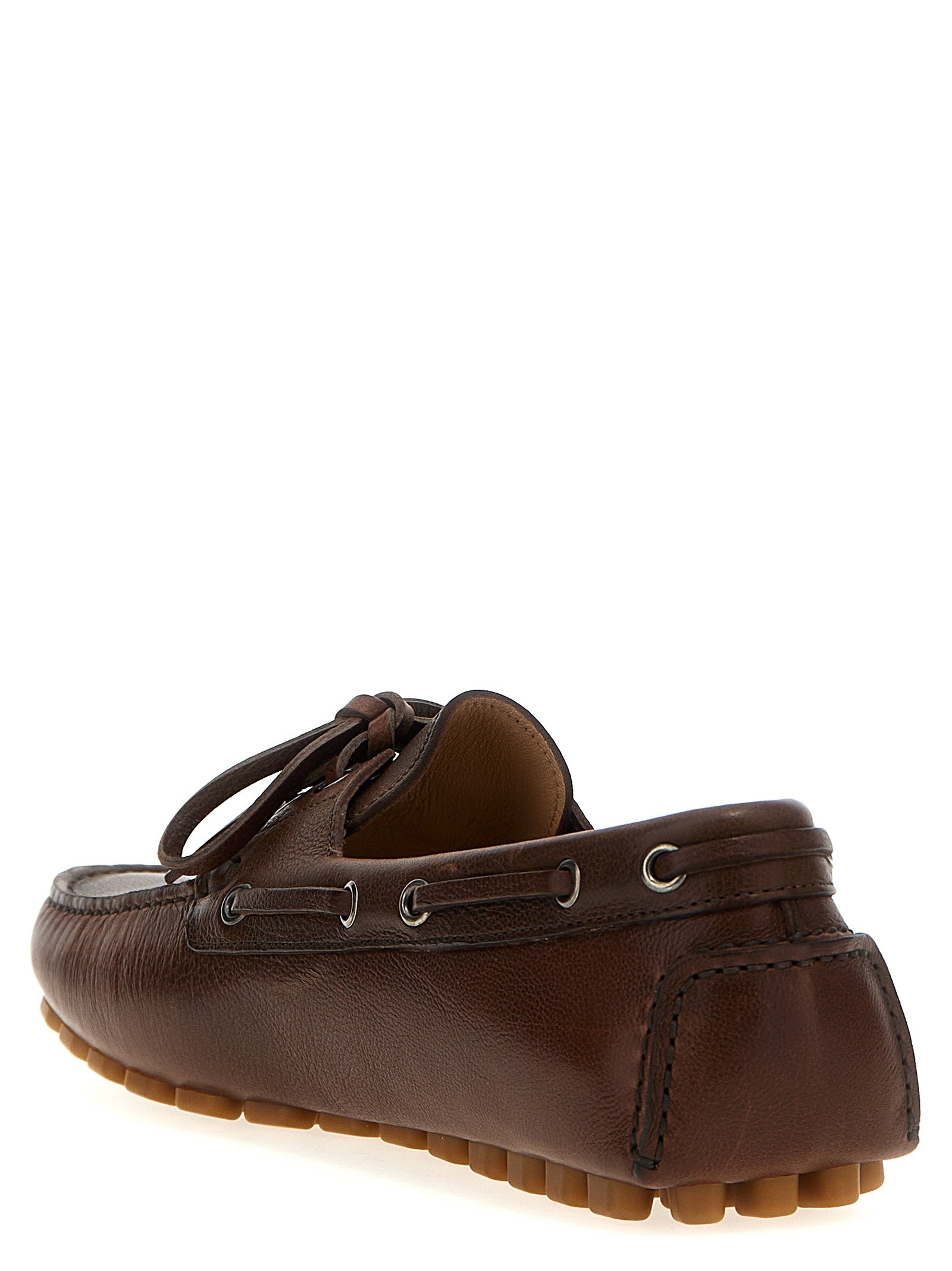 Valentino Garavani Driver Fastaway loafers Brown Buffalo Leather