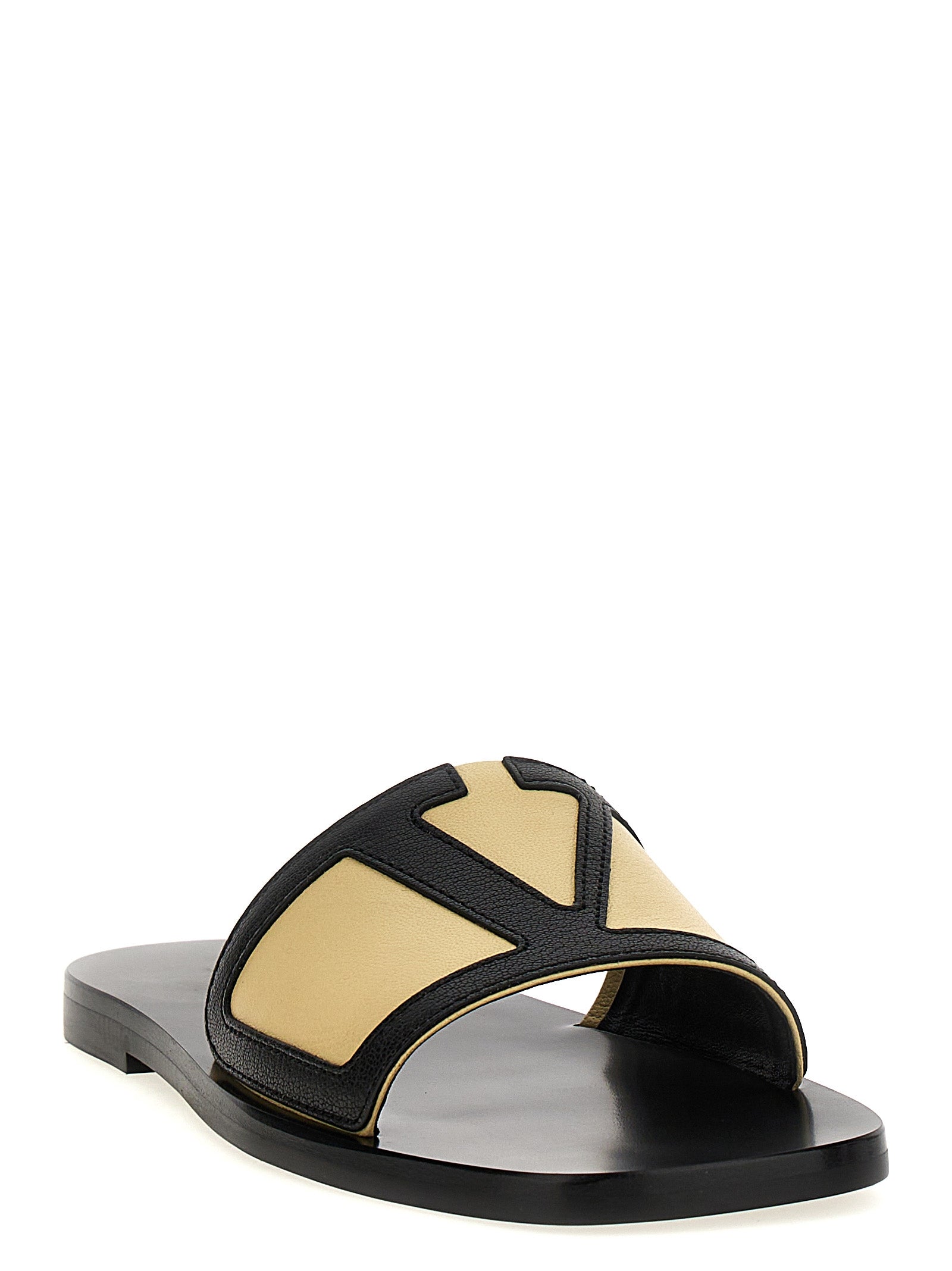 Valentino Garavani Viva Superstar slides Multicolor Goat Leather Sandal