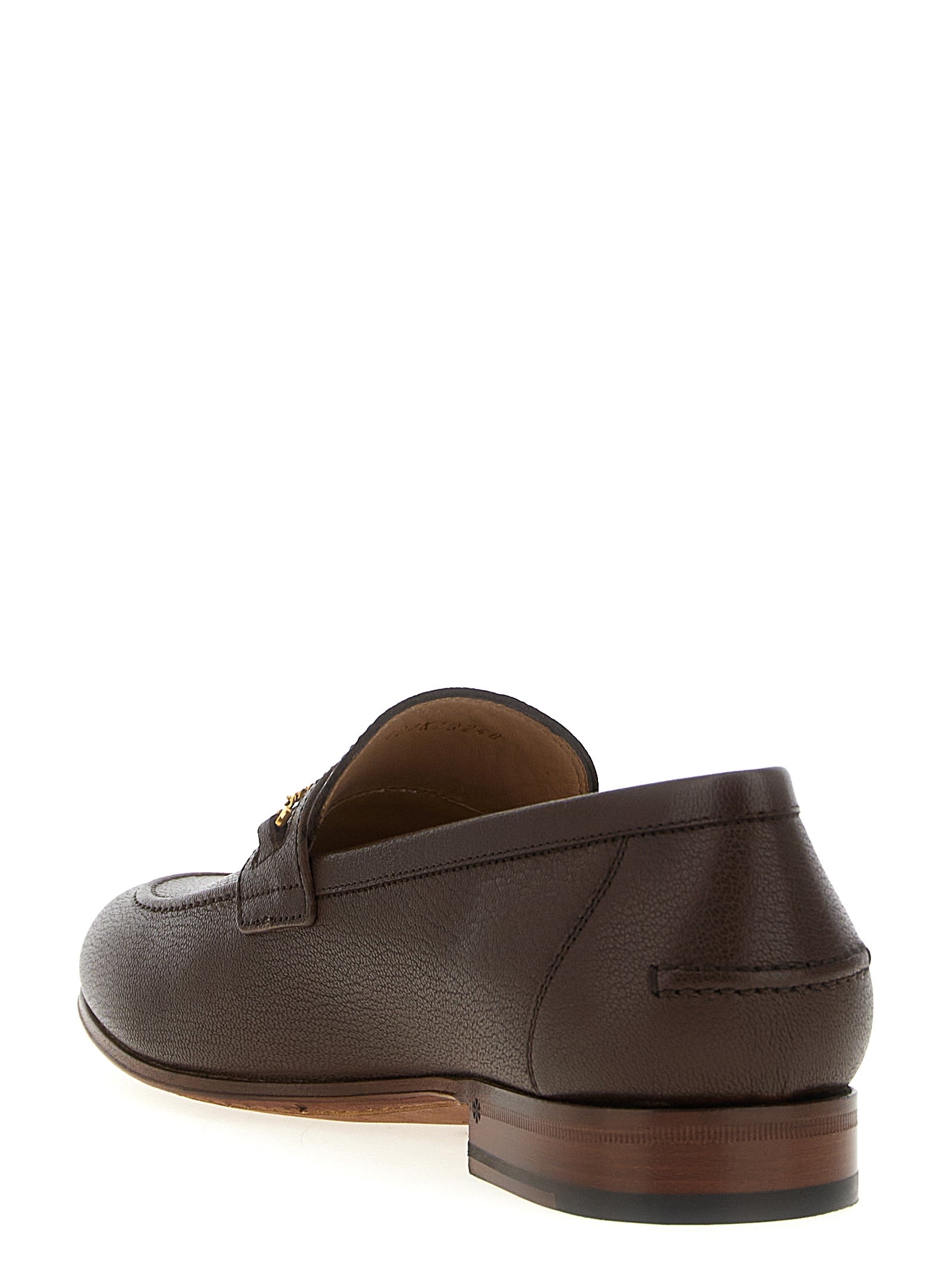 Valentino Garavani VLogo Signature loafers Brown Goat Leather