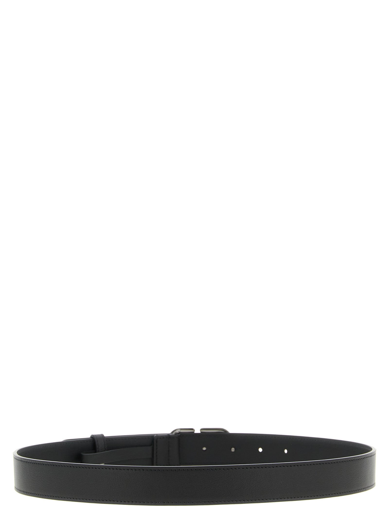Valentino Garavani VLogo Signature belt Black Calfskin Leather (bos Taurus)