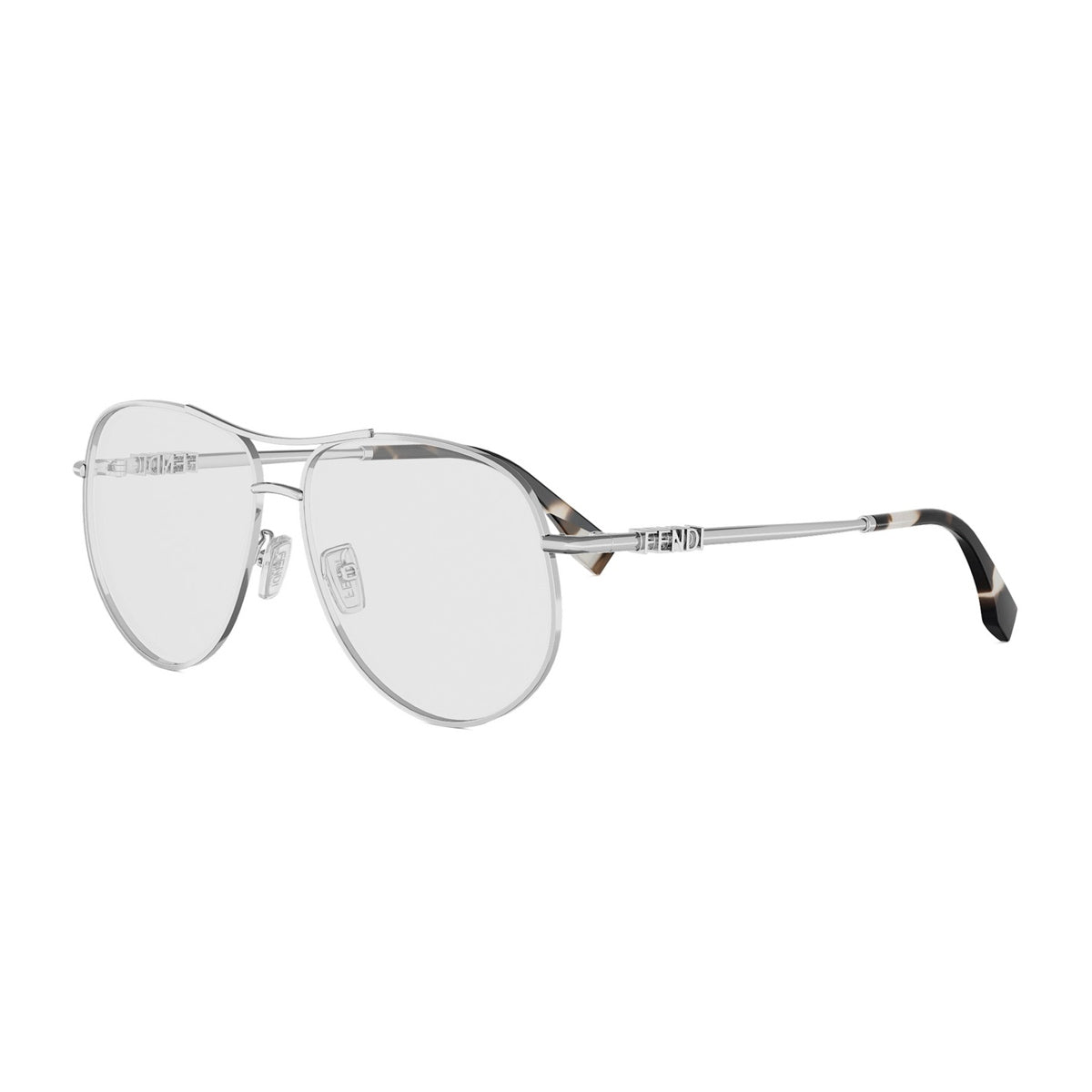 Fendi FE50142U Fendigraphy 016 Argento Metal Occhiali Da Vista
