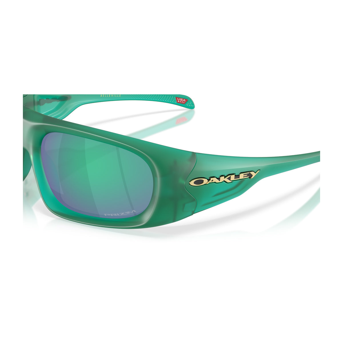 Oakley OO9491 – Belleville 949104 Verde Trasparente Opaco Injected Occhiali Da Sole