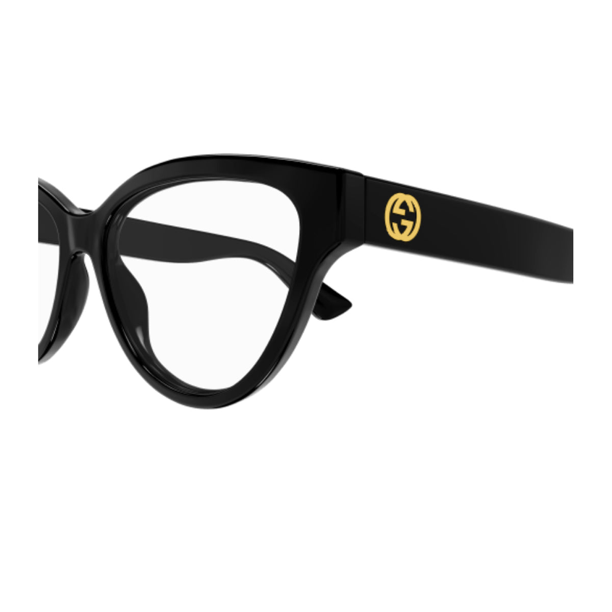 Gucci GG1581O Linea GG LOGO 001 Black Nero Acetate Injected Occhiali Da Vista