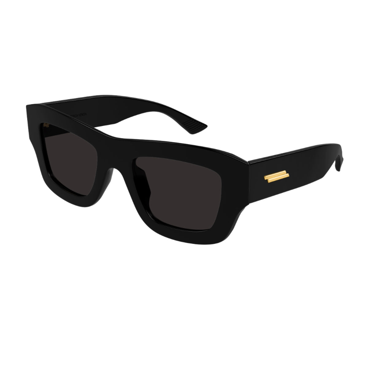 Bottega Veneta BV1357S Linea Ribbon 001 Black Grey Nero Recycled Acetate Occhiali Da Sole