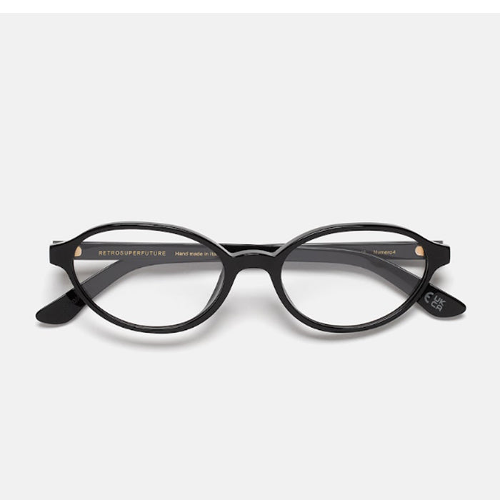 Retrosuperfuture NUMERO 04 BLACK Nero Acetate Occhiali Da Vista