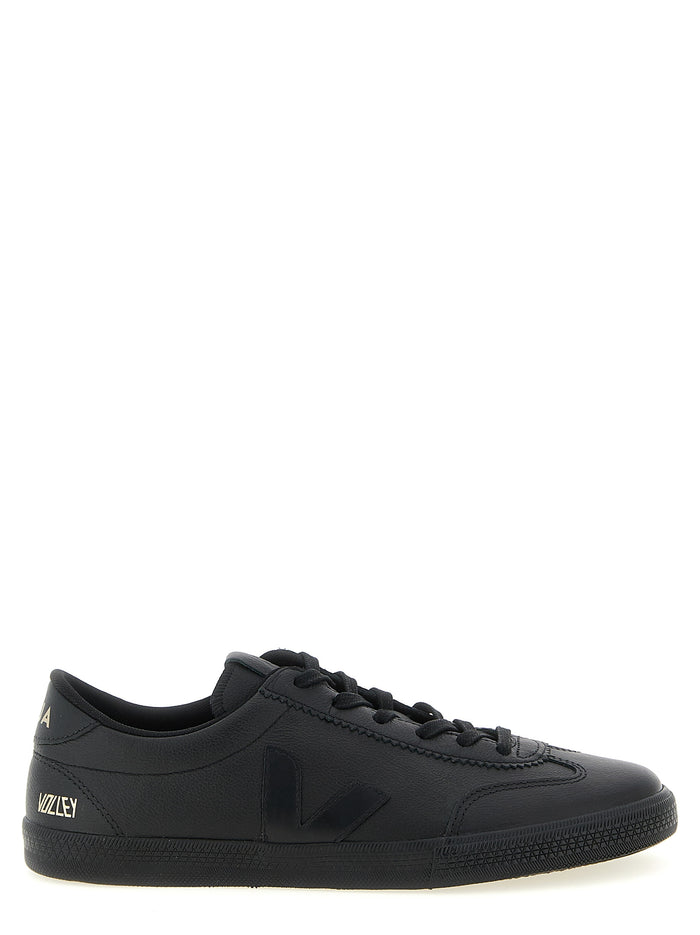 Volley Signature sneakers Black Calfskin Leather (bos Taurus)