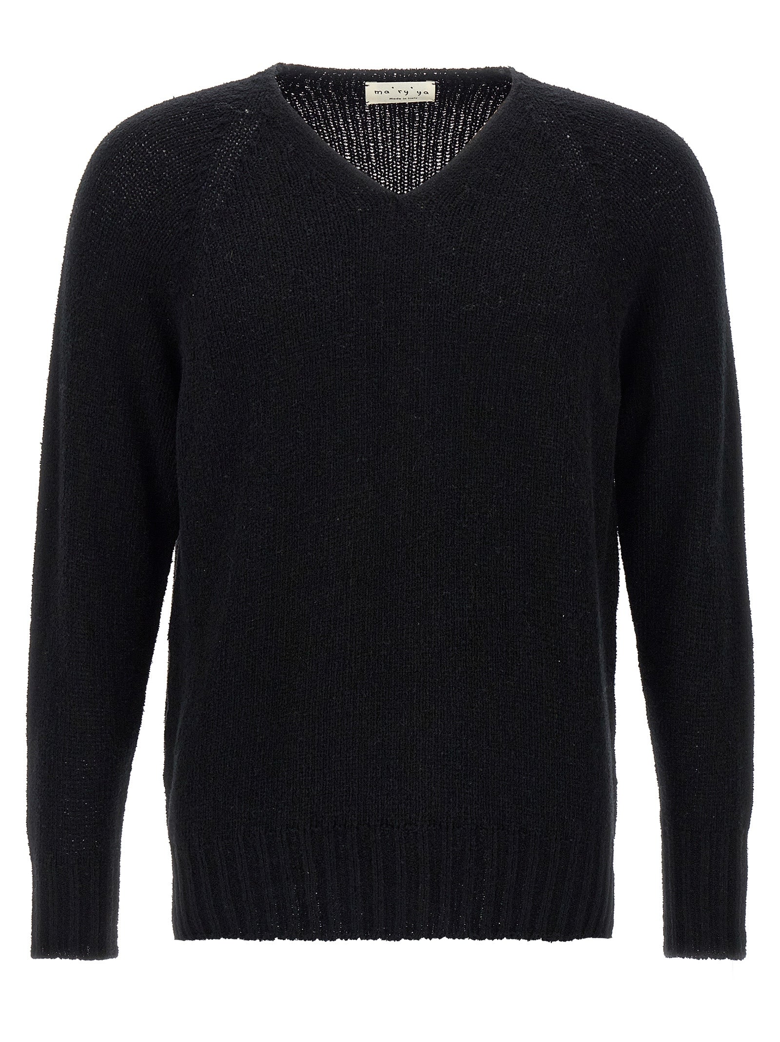 Bouclé sweater Black Cotton Sweater, Cardigans