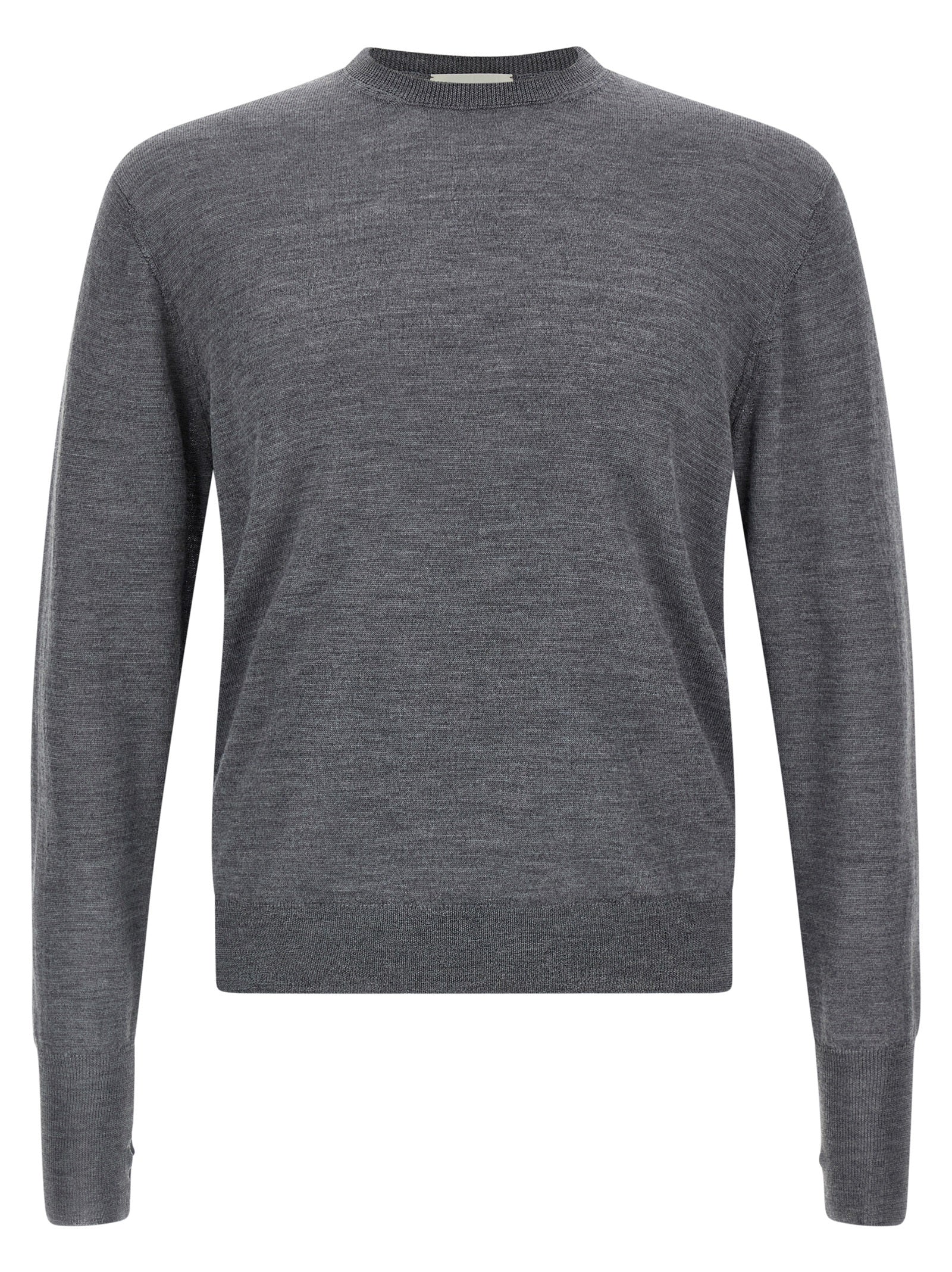 Extrafine mesh Gray Sweater, Cardigans