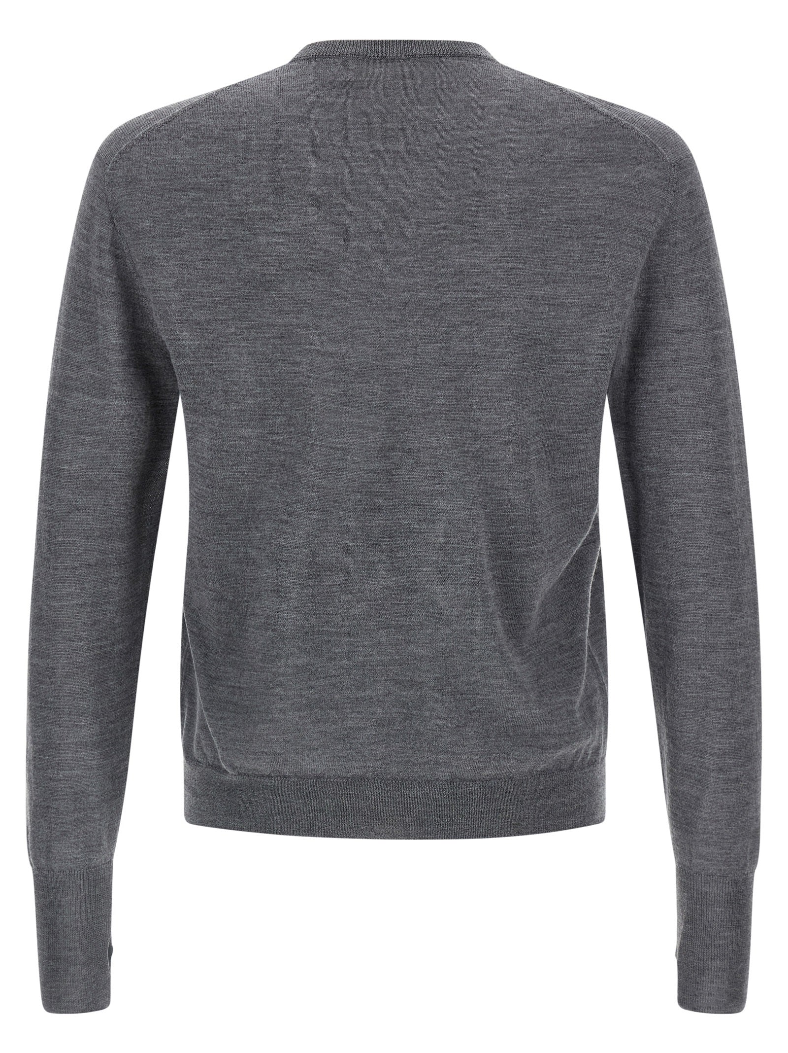 Extrafine mesh Gray Sweater, Cardigans