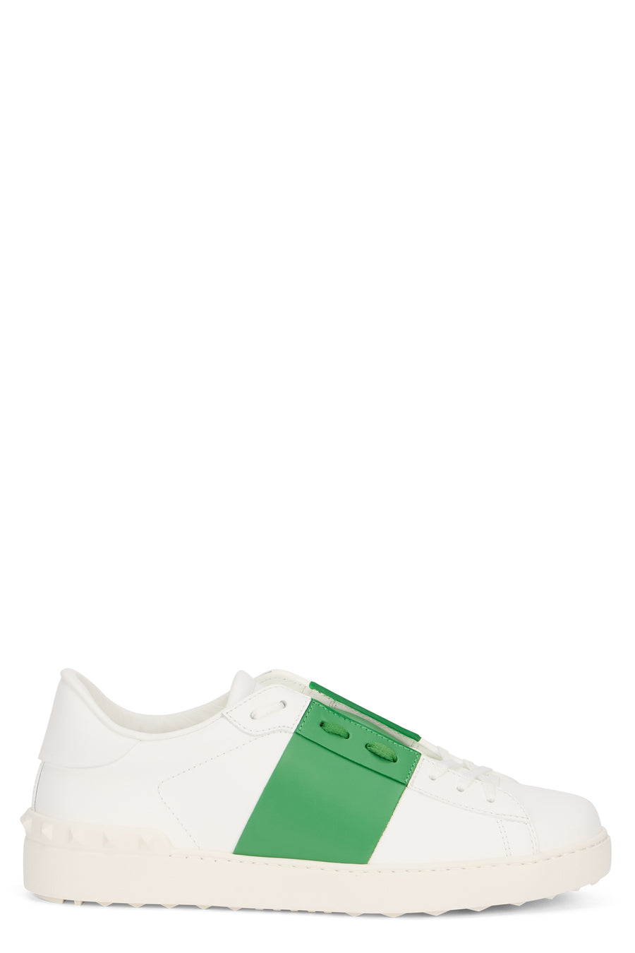 Open Calfskin Shoes White/green Briar/white Trainers