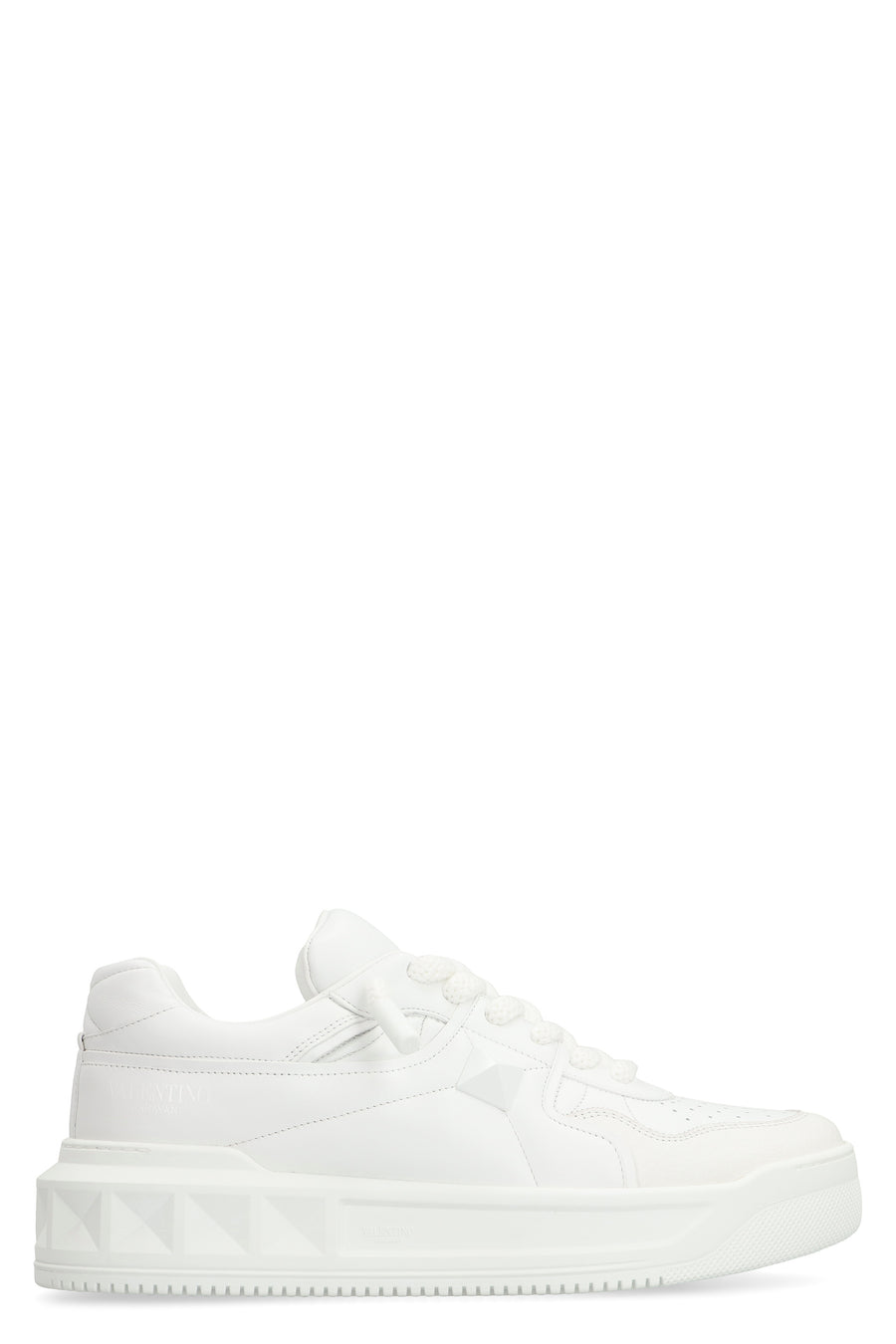 One Stud Xl Low-Top Sneakers White Calf Trainers