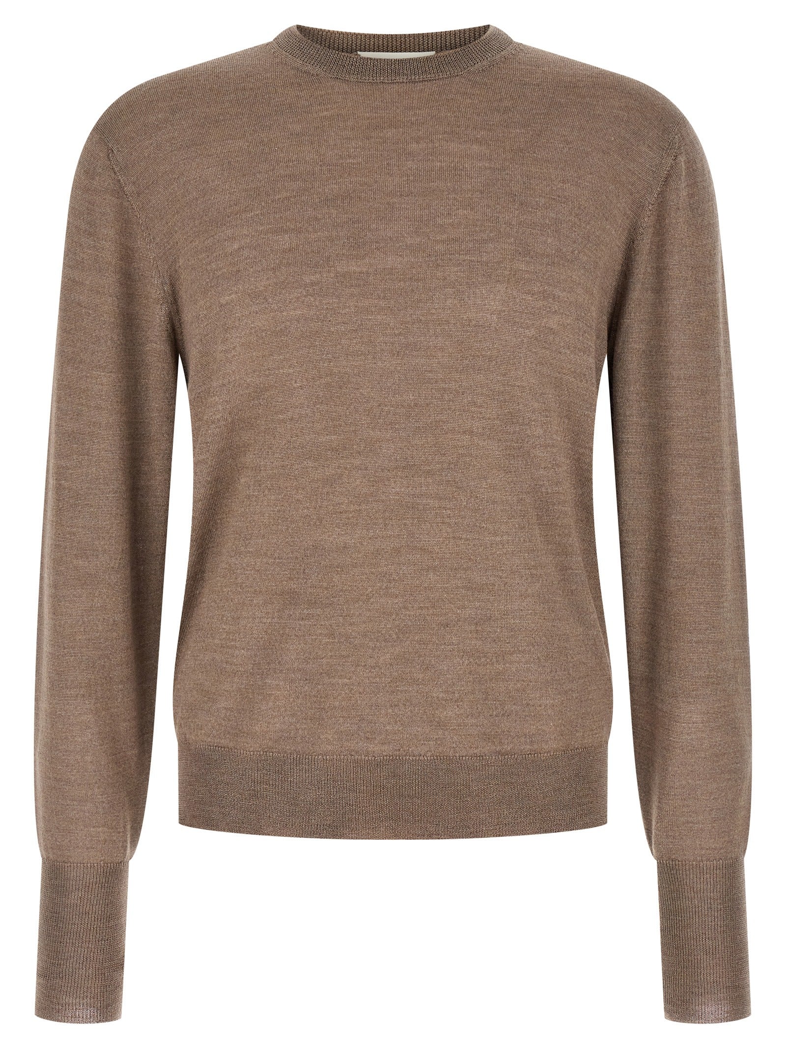 Crew-Neck Sweater Gray Sweater, Cardigans