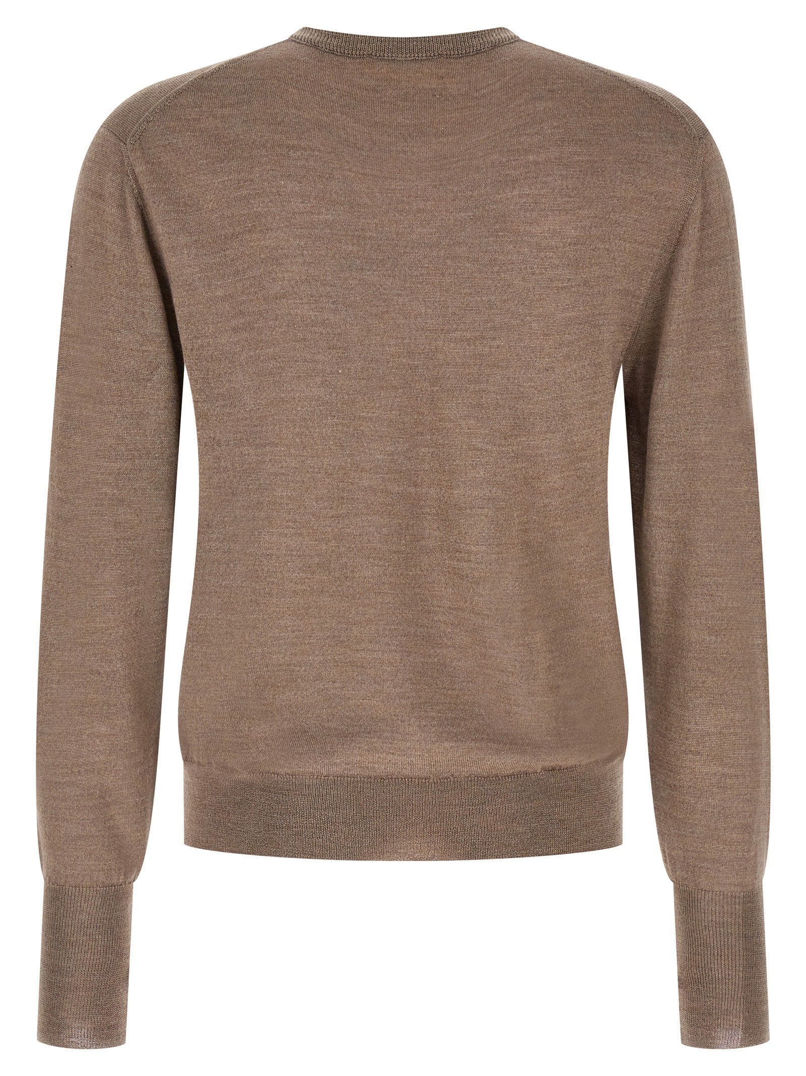 Crew-Neck Sweater Gray Sweater, Cardigans