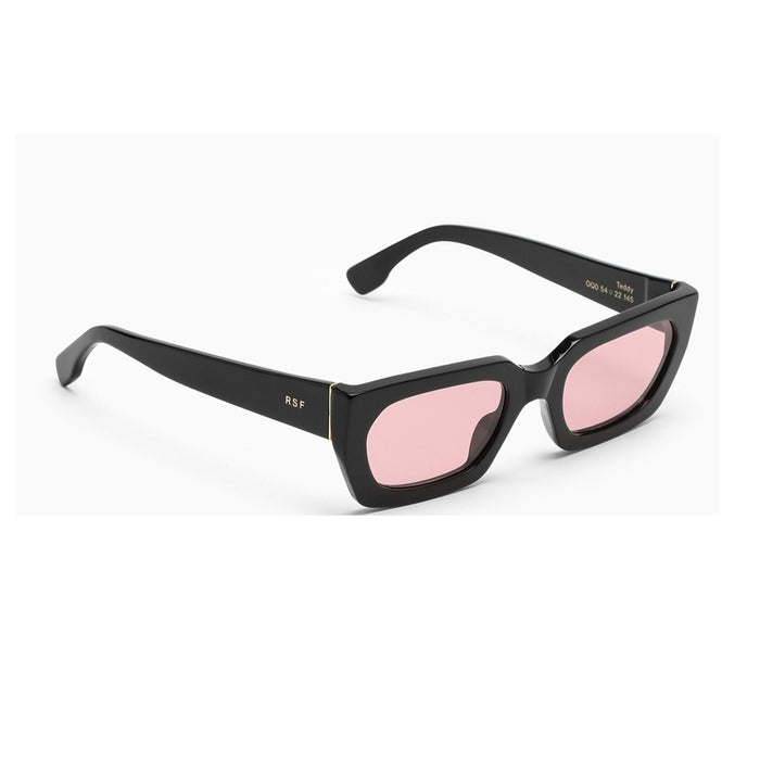 Teddy Black Pink Nero Celluloid Occhiali Sole