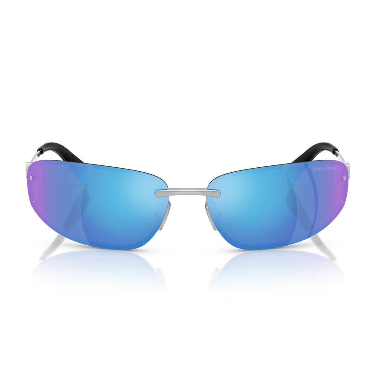 Miu 0MU A50S 1BC10K Argento Metal Occhiali Da Sole