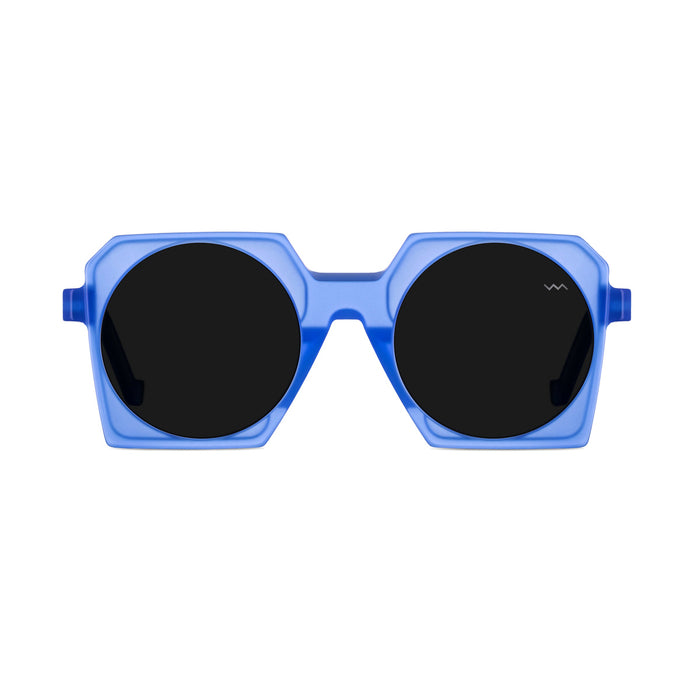 BL0037 Black Label CRISTAL BLUE MATTE Blu Bio-acetate Occhiali Sole