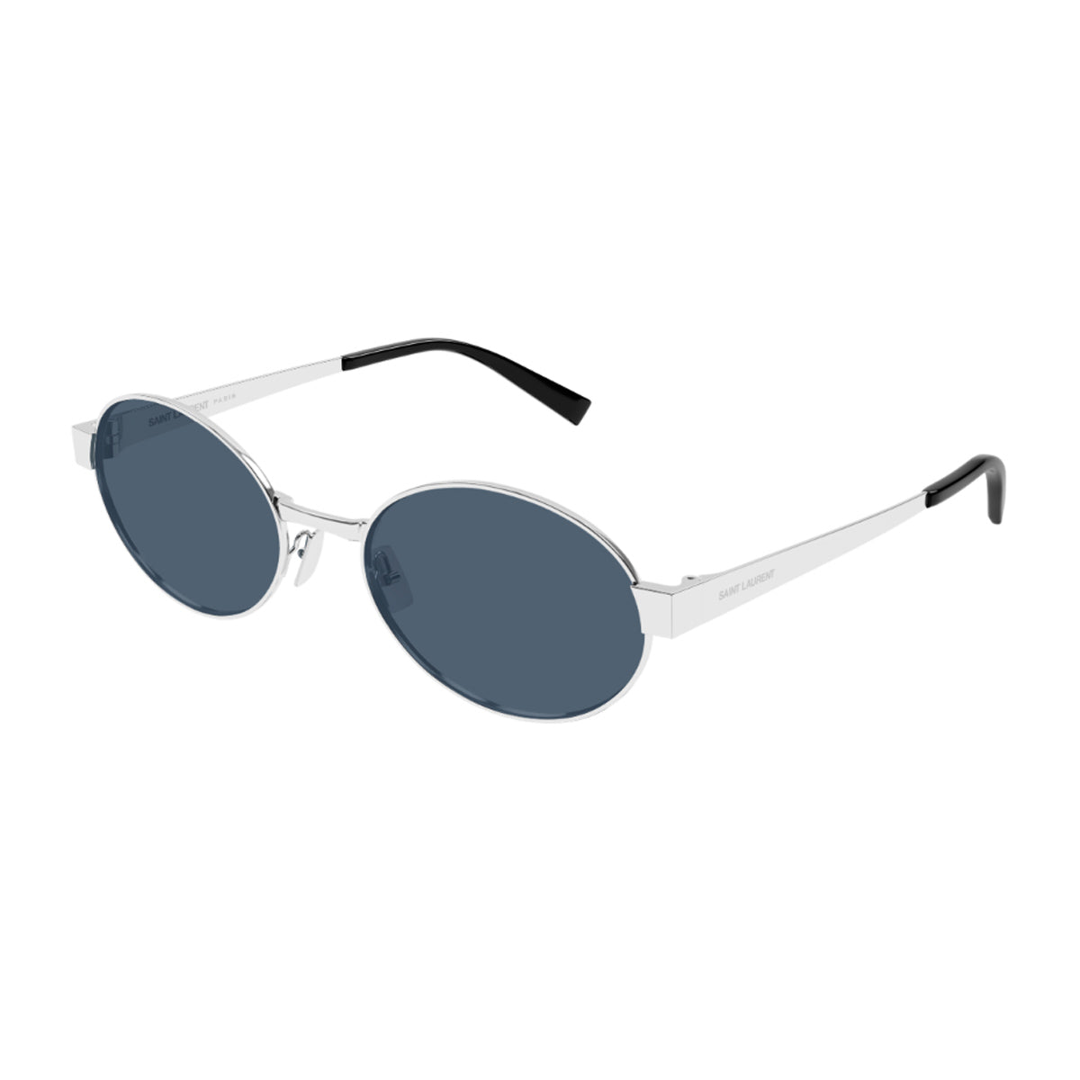Saint Laurent SL 692 Linea Logo 006 Silver Blue Argento Metal Occhiali Da Sole