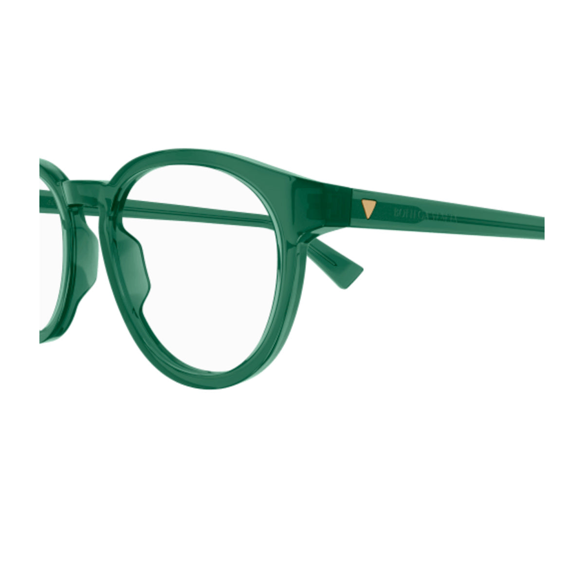 Bottega Veneta BV1225O Linea New Classic 006 Green Trasparent Verde Acetate Occhiali Da Vista