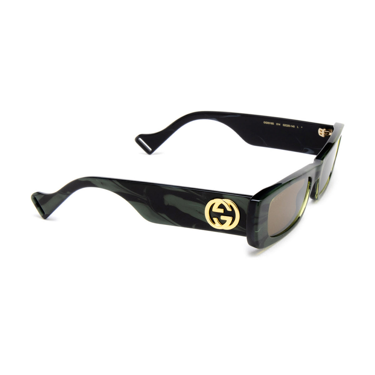 GG0516S 014 Verde Acetate Occhiali Sole