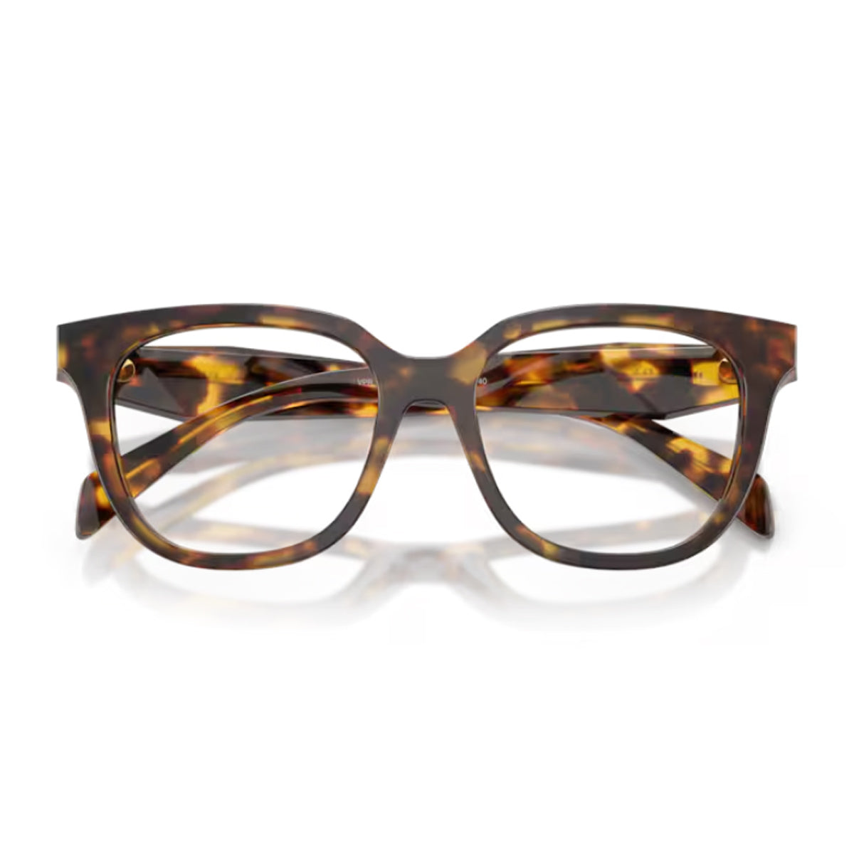 Prada PR C11V 14L1O1 Miele Tartarugato Havana Acetate Occhiali Da Vista