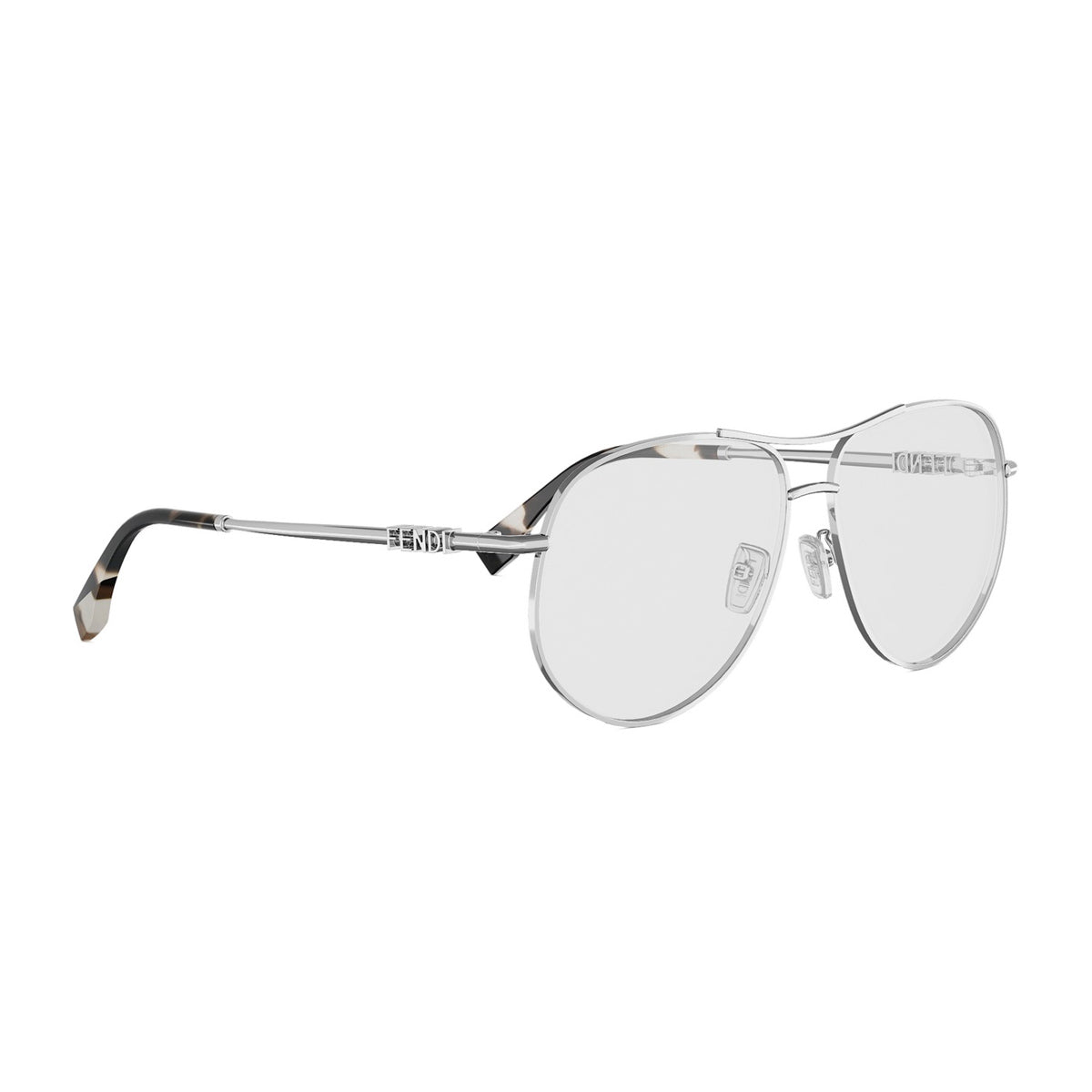 Fendi FE50142U Fendigraphy 016 Argento Metal Occhiali Da Vista