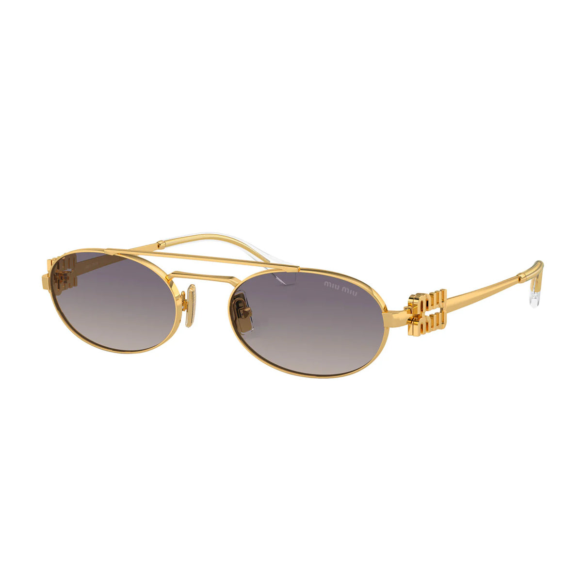MiuMiu 0MU 54ZS Miu Logo 5AK30C Gold Oro Metal Occhiali Da Sole