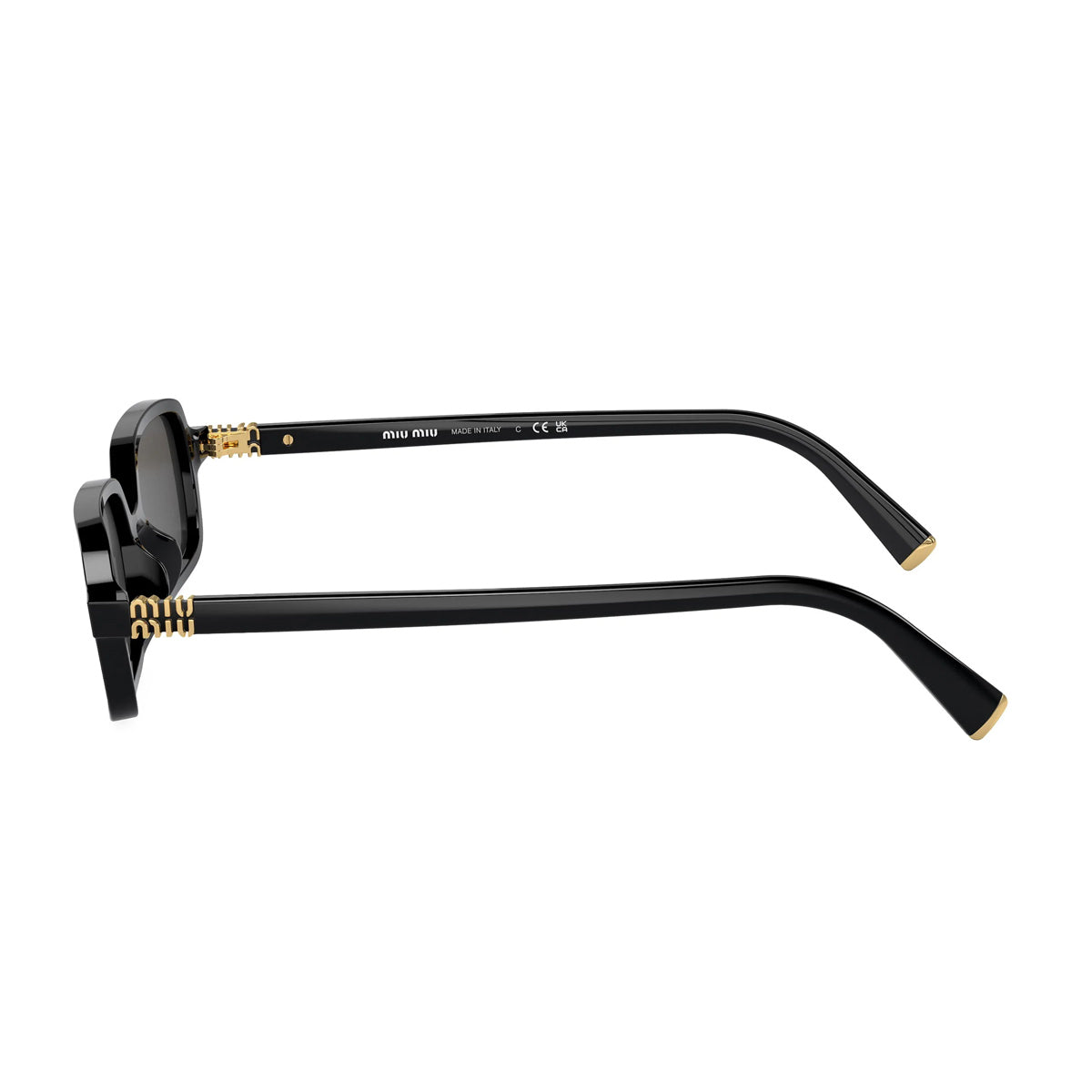 Miu 0MU 11ZS Regard 16K5S0 Black Nero Acetate Occhiali Da Sole