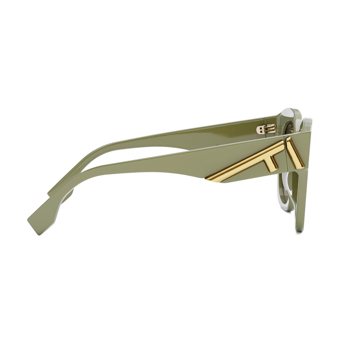 FE40098I Fendi First 95P Verde Chiaro Acetate Occhiali Da Sole