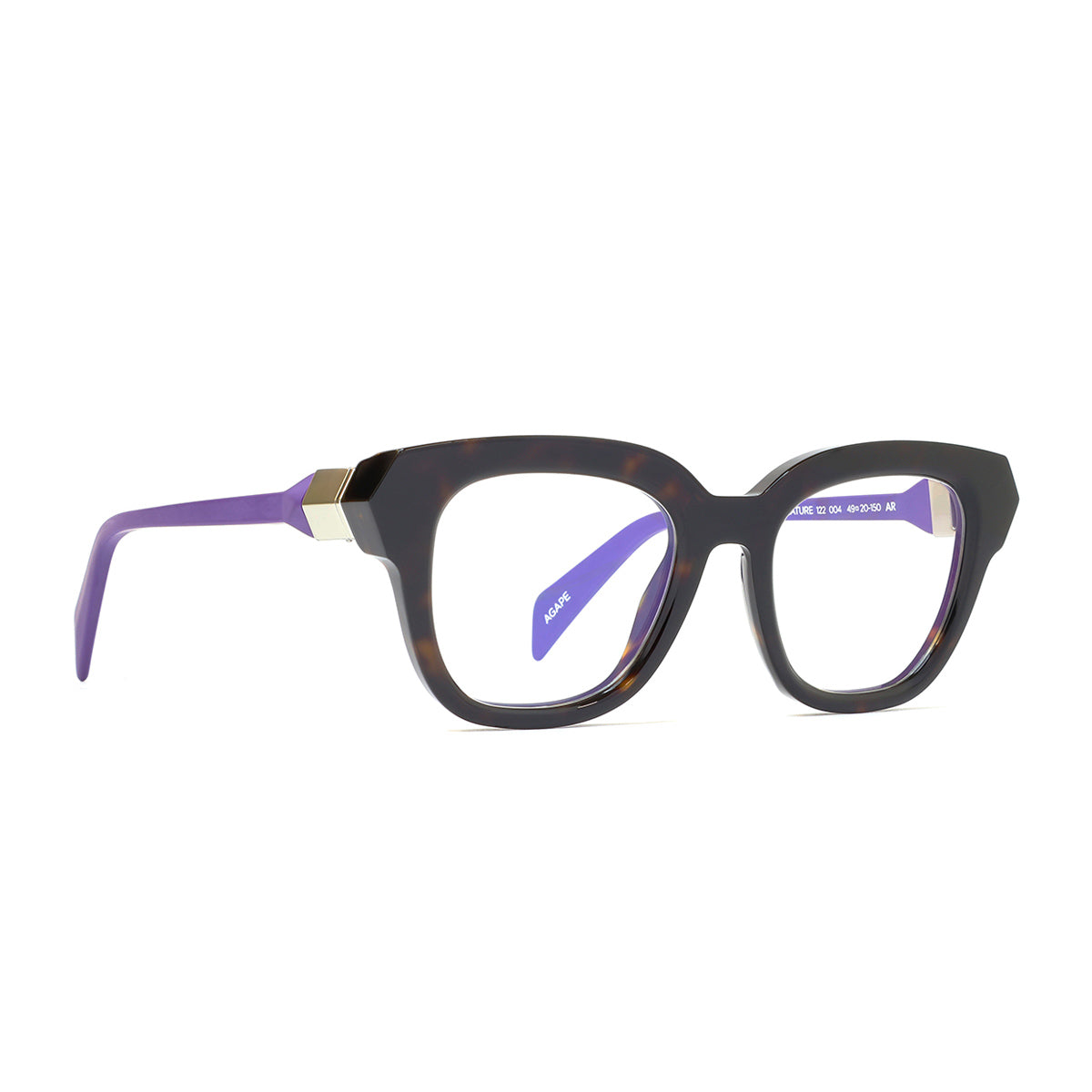 CREATURE 122 004 Havana Scuro Marrone Acetate Occhiali Da Vista