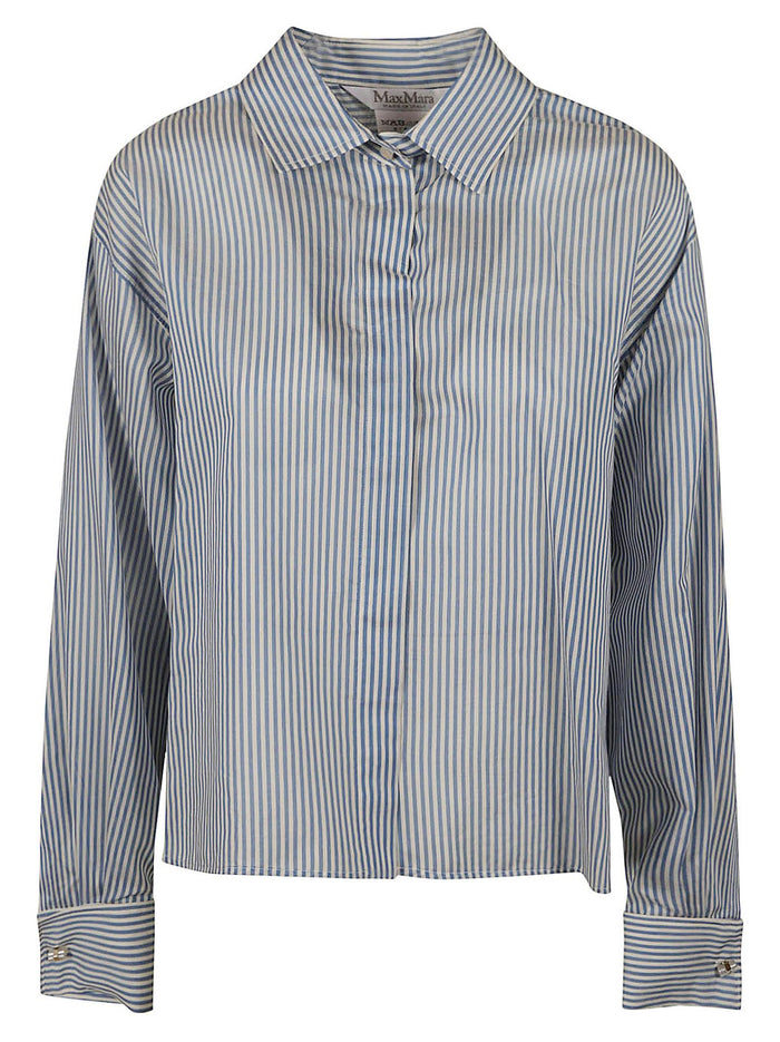 VERTIGO Bianco Cotton Silk. made In Italy. Camicia