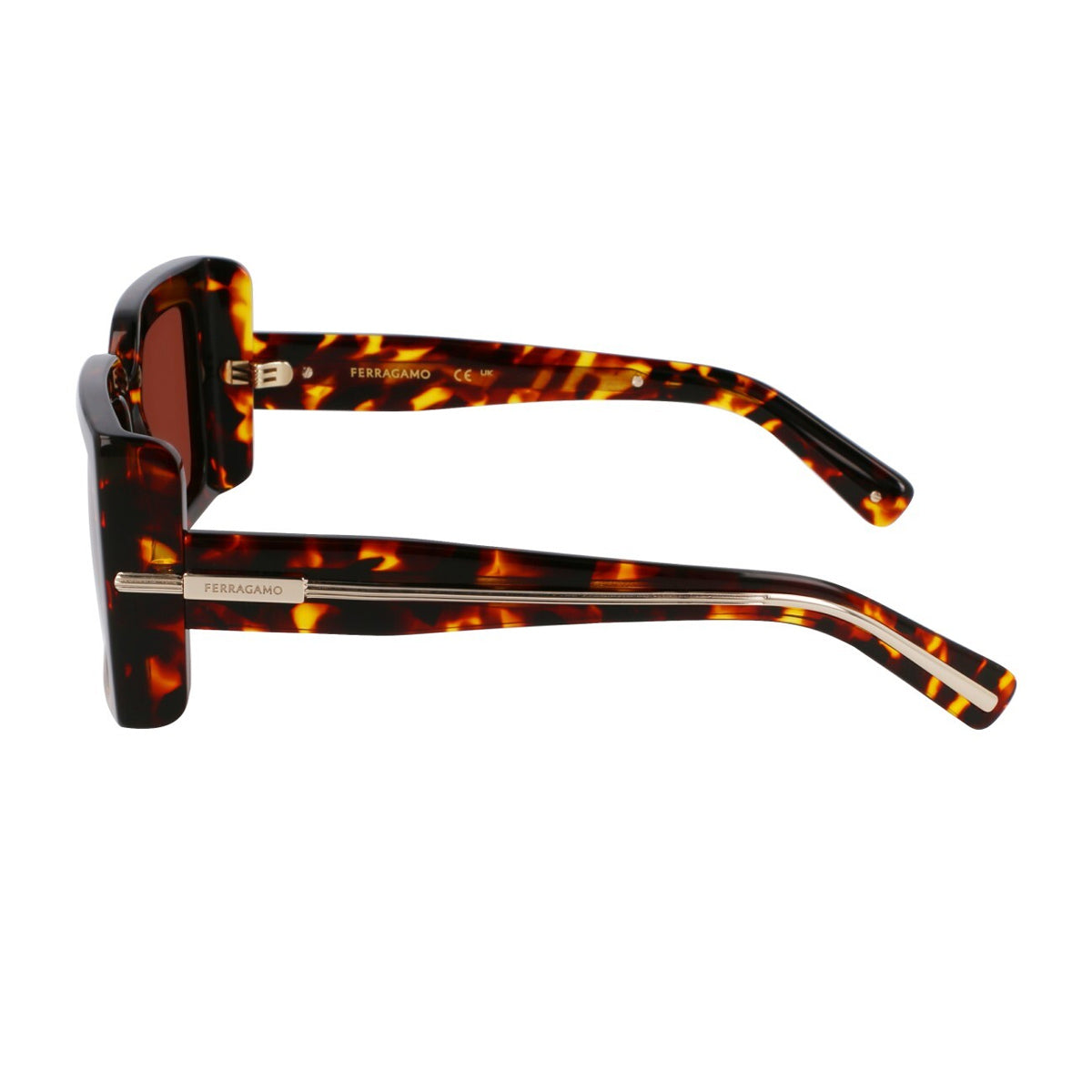 Salvatore Ferragamo SF2032S 242 Dark Tortoise Marrone Recycled Acetate Occhiali Da Sole