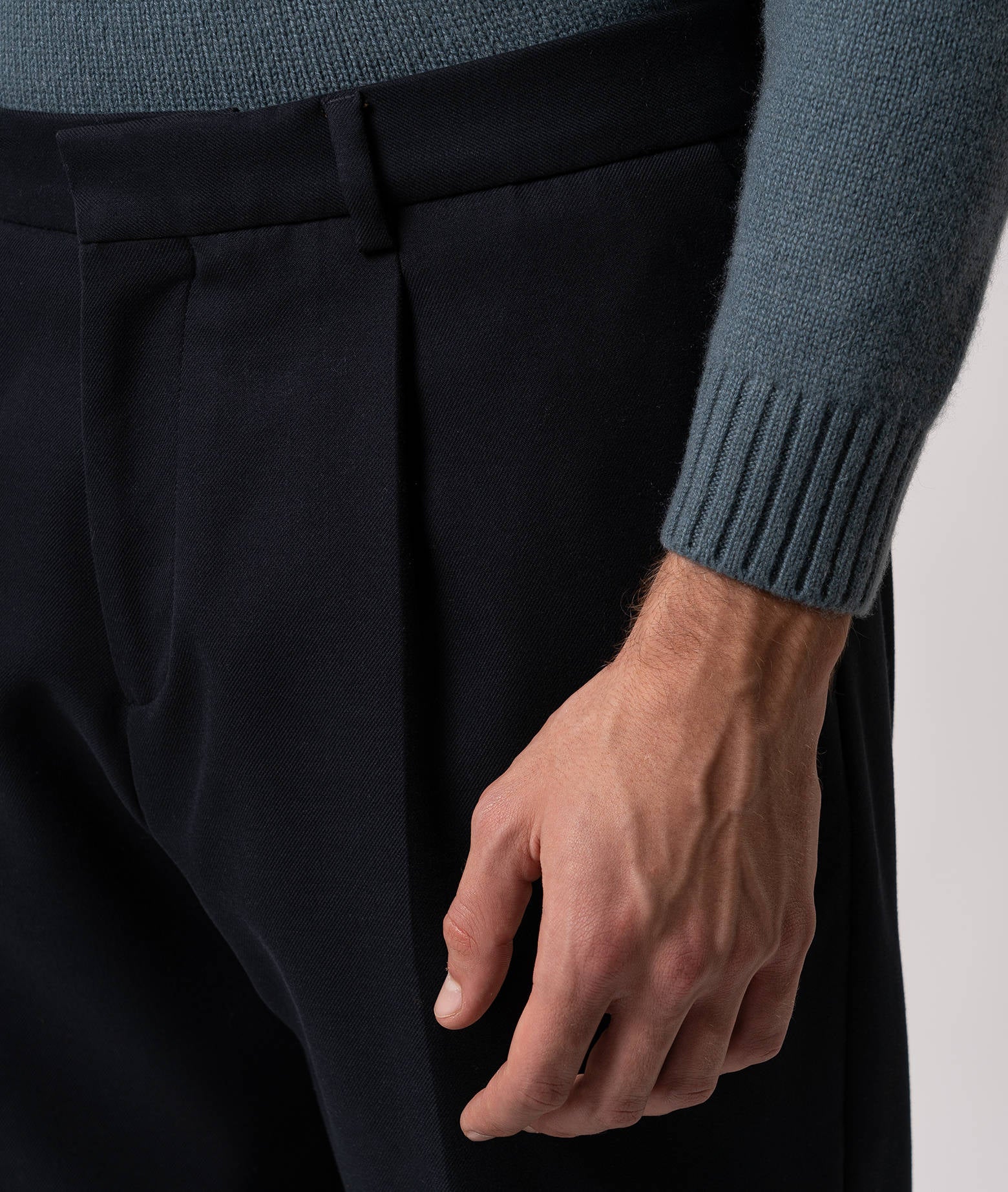 Cotton Trousers Zermatt Midnightblue Sportswear