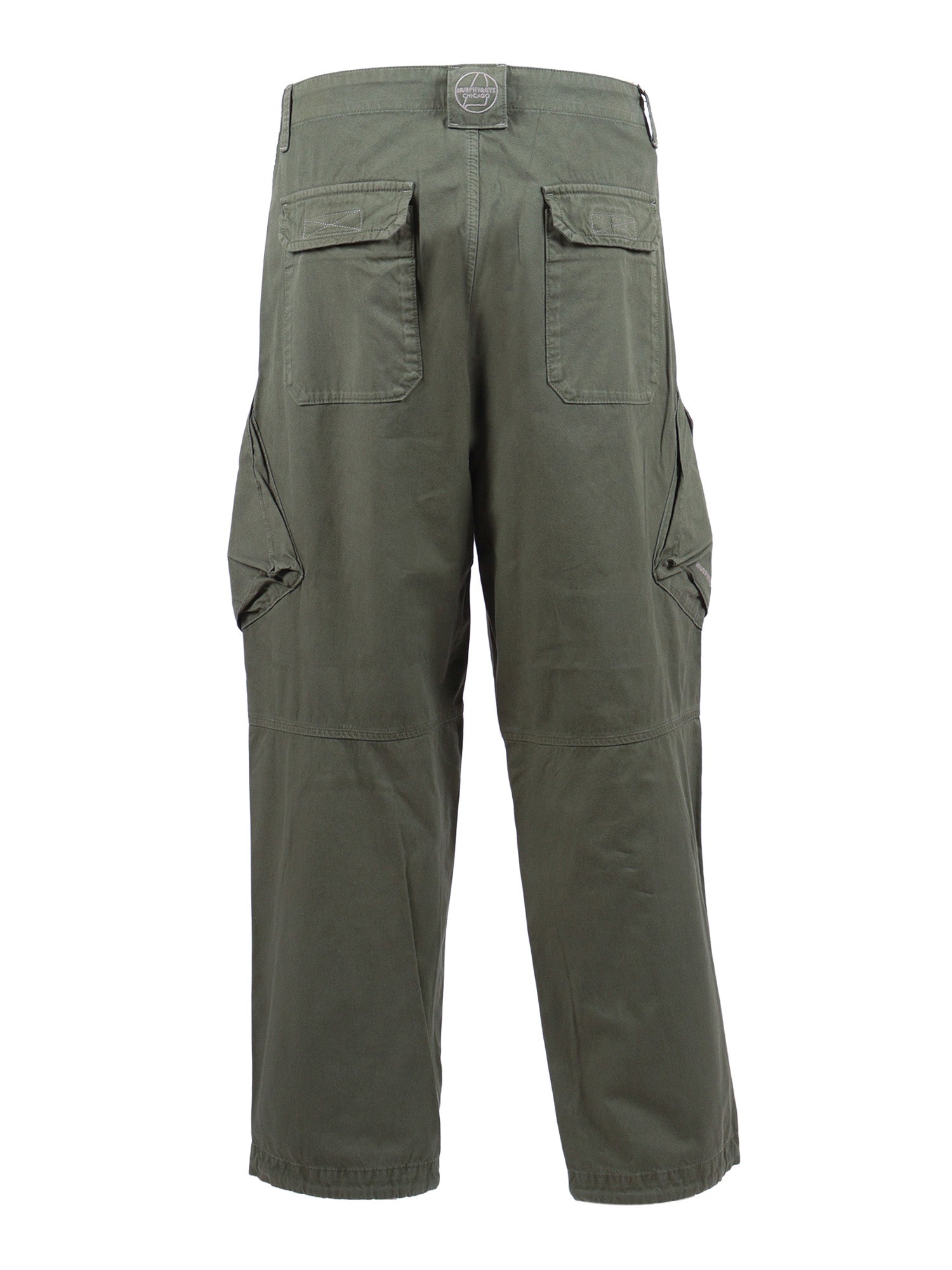 Marine Trouser Olivine Green Cotton