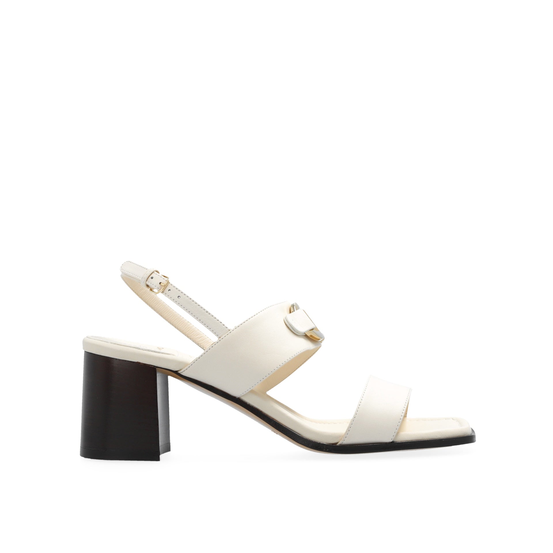 Lou Leather Sandals White Calf