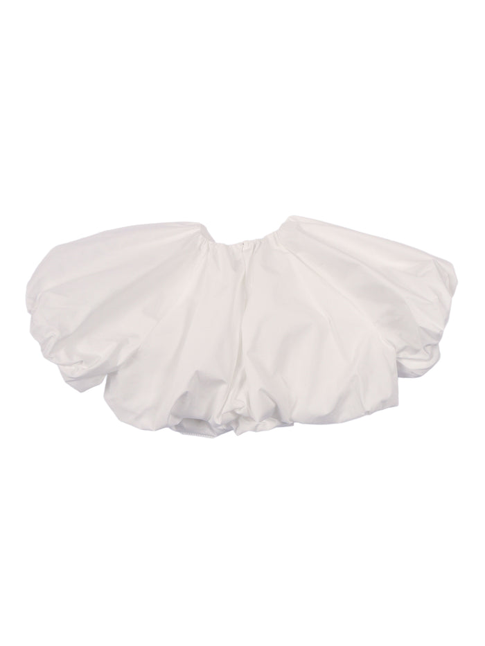 Popeline Top White