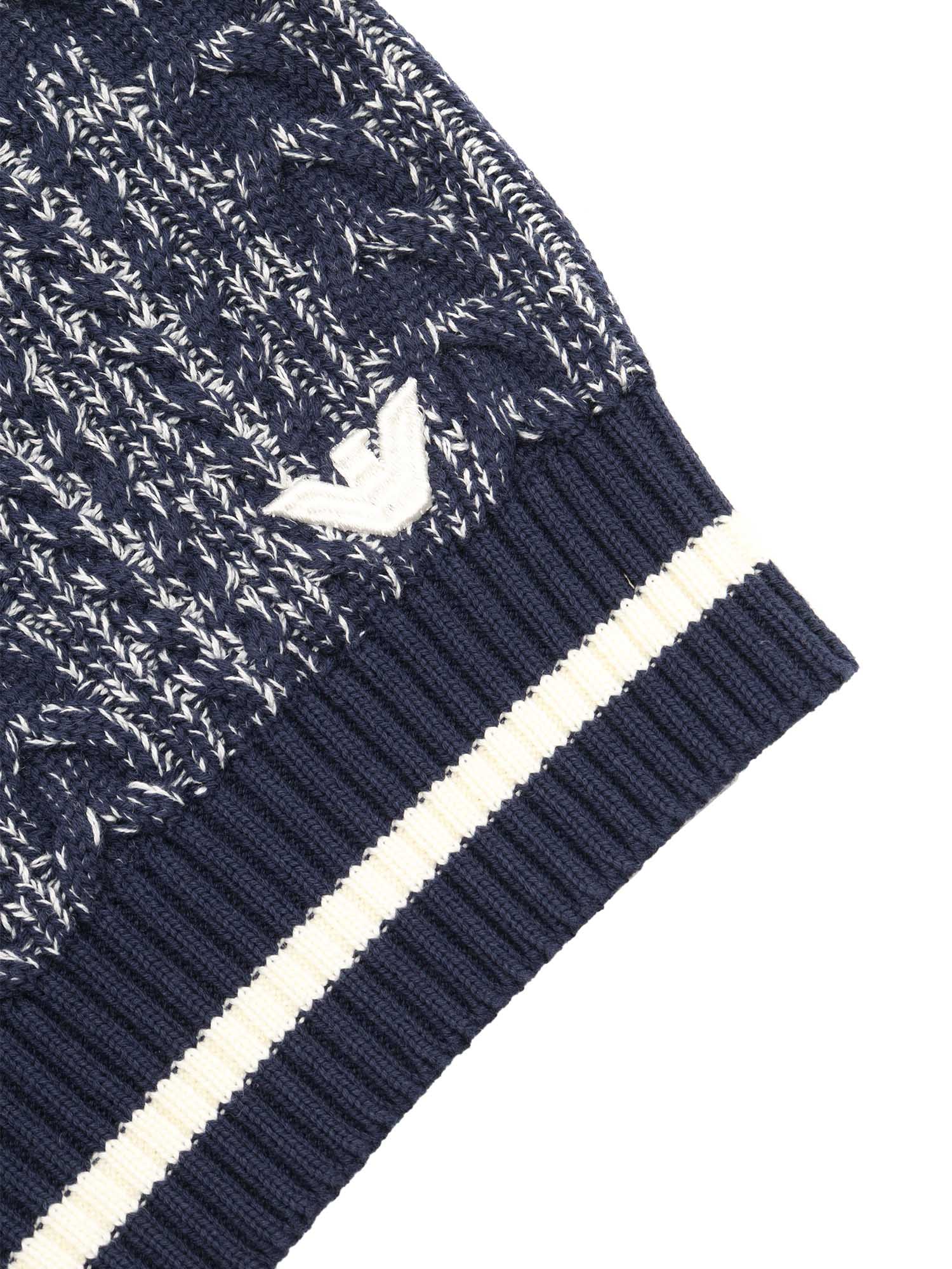 Vest - Sweater Blue Cotton