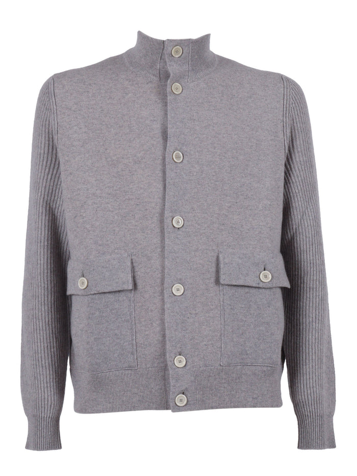 Double Knitted Jacket Wool Polyamide Heavy