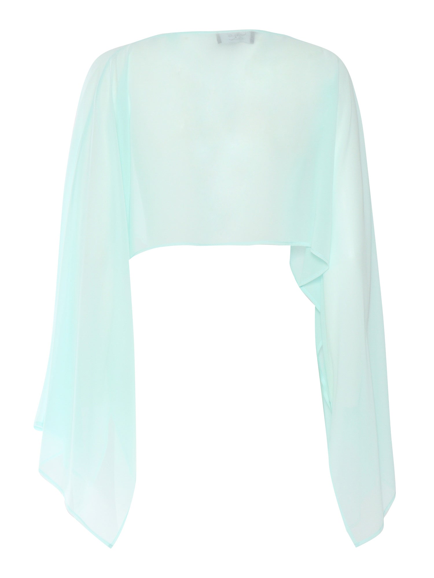 CHIFFON JACKET Light Blue Polyester