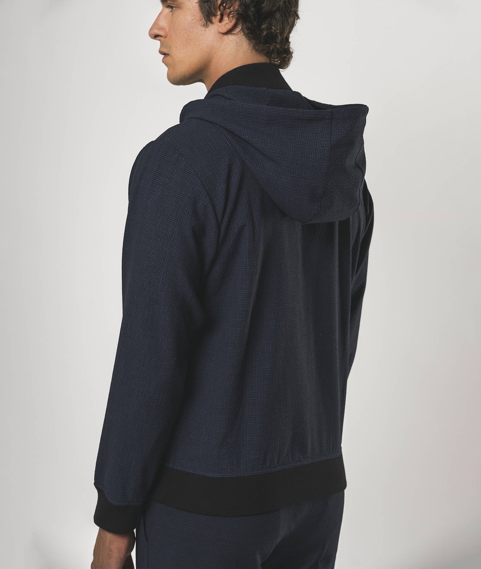 Venice Beach Hoodie Blue Sportswear Jacket (no Padding)