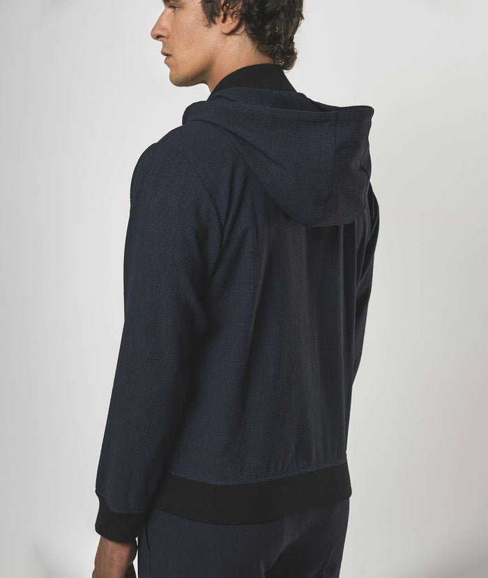 Venice Beach Hoodie Blue Sportswear Jacket (no Padding)
