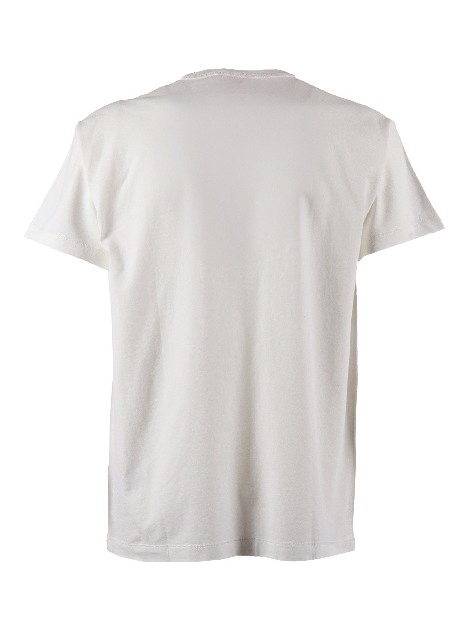 T-shirts White Cotton Short Sleeves T-shirt
