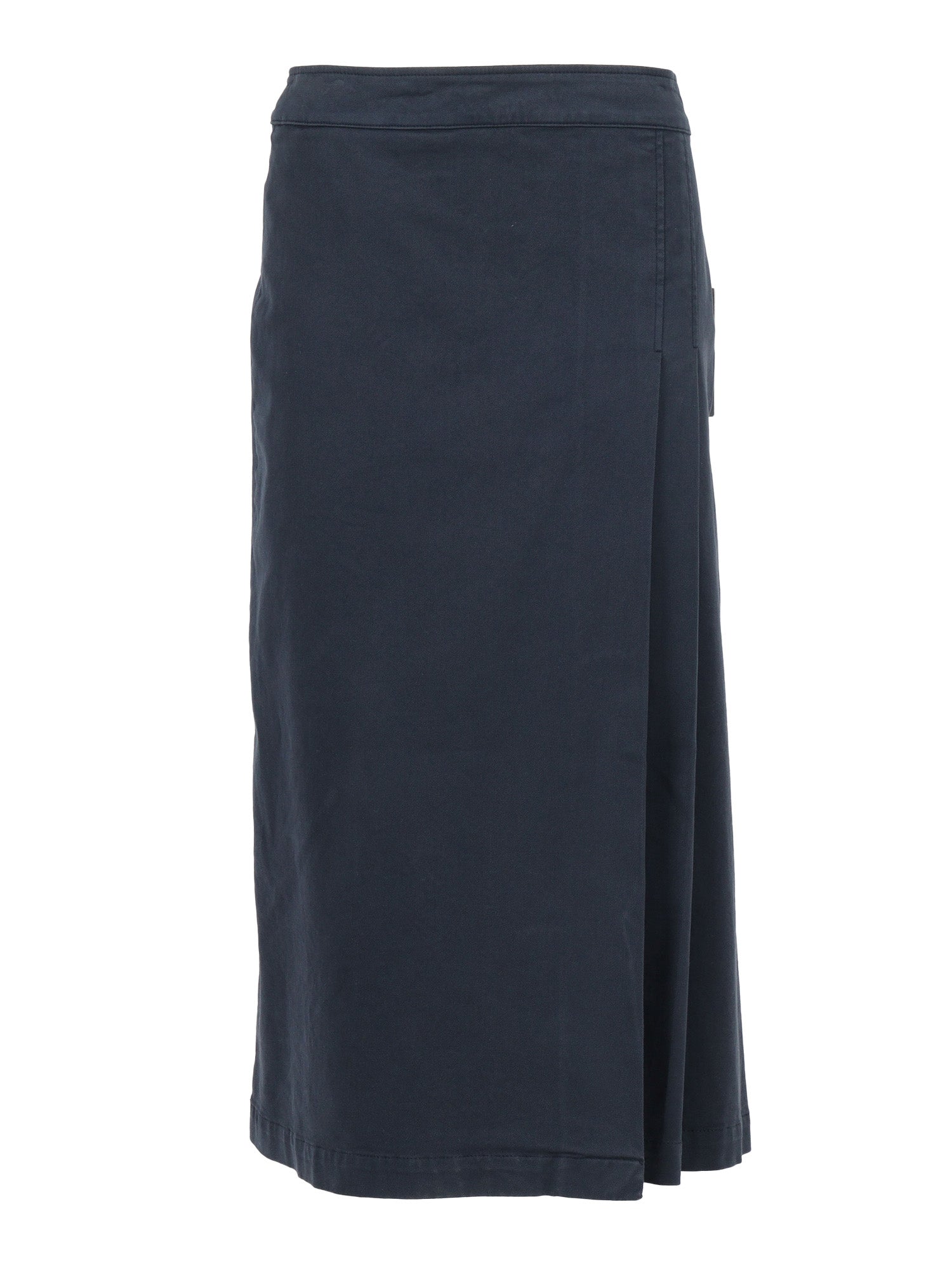 Skirt Blue Cotton Elastane