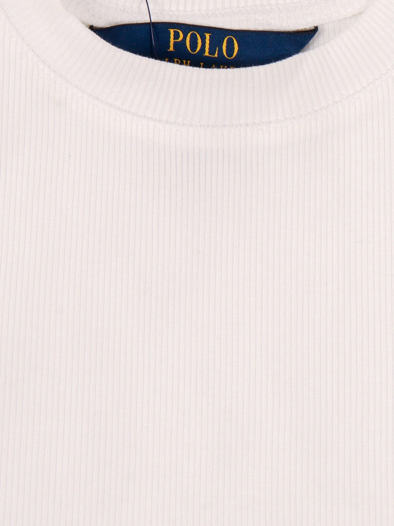 KNIT-T-SHIRT White Cotton Elastane Short Sleeves T-shirt