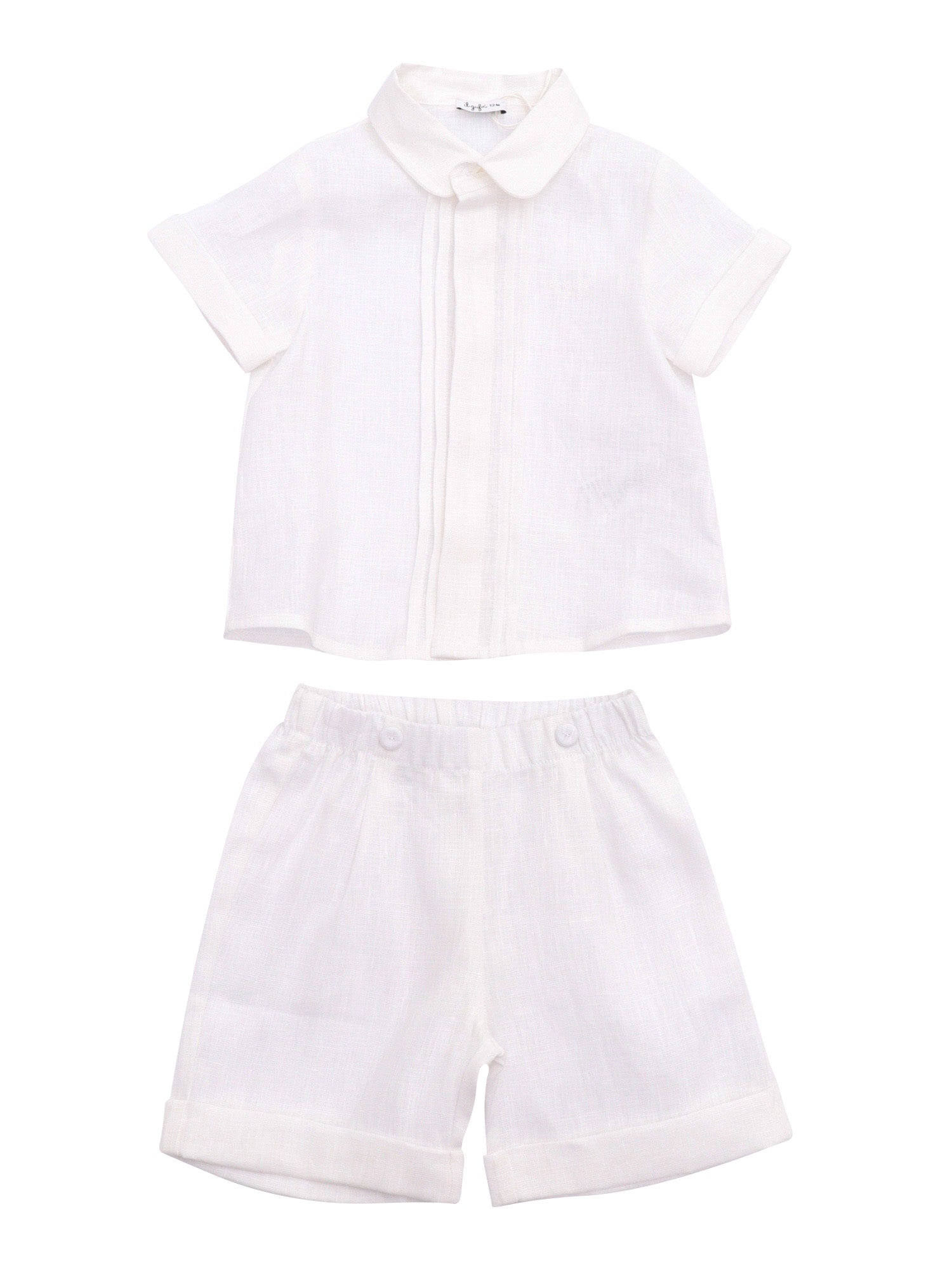 SET White Linen Suits