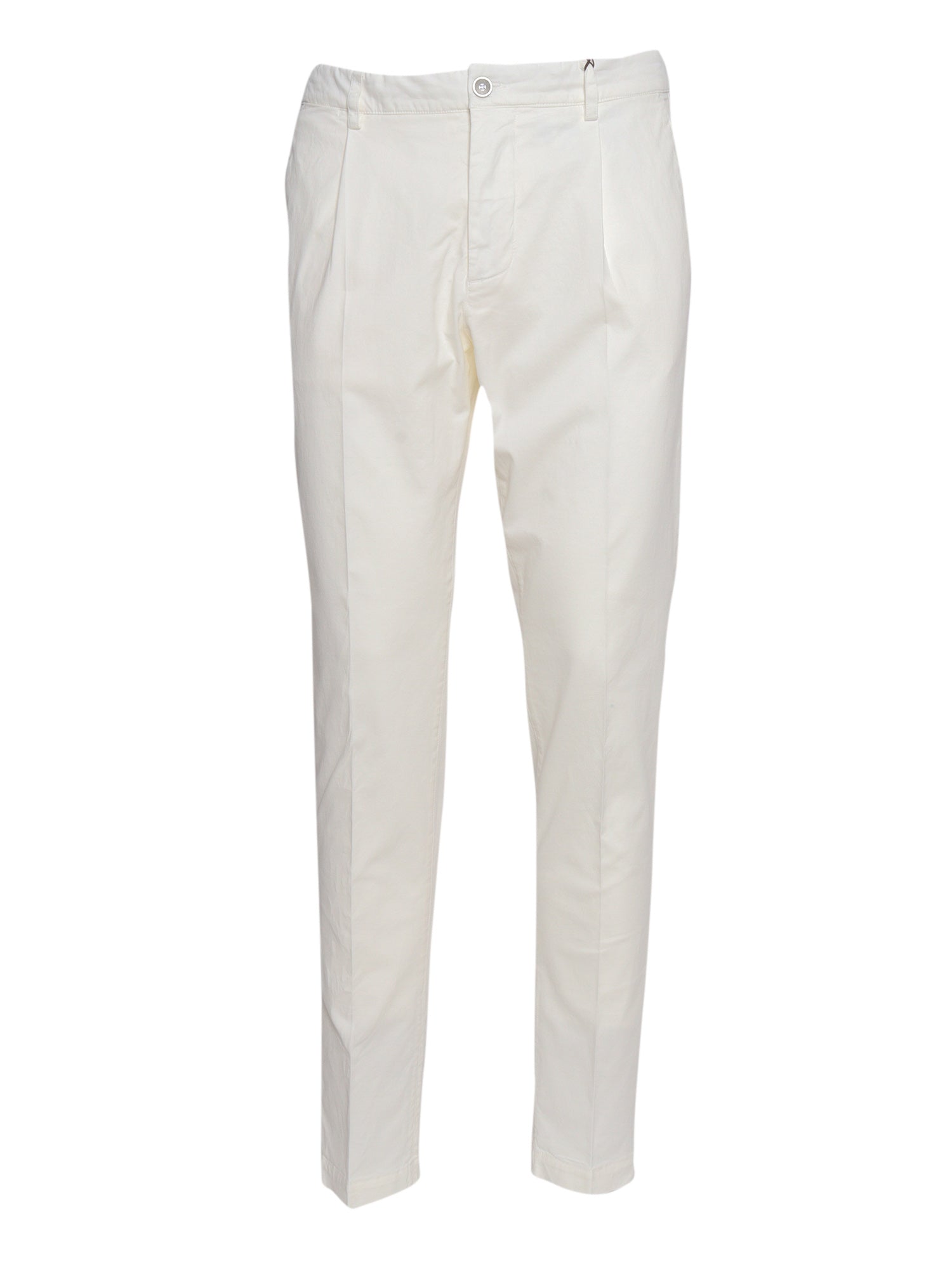 Chinos White Cotton Elastane Cotton/chino Pant