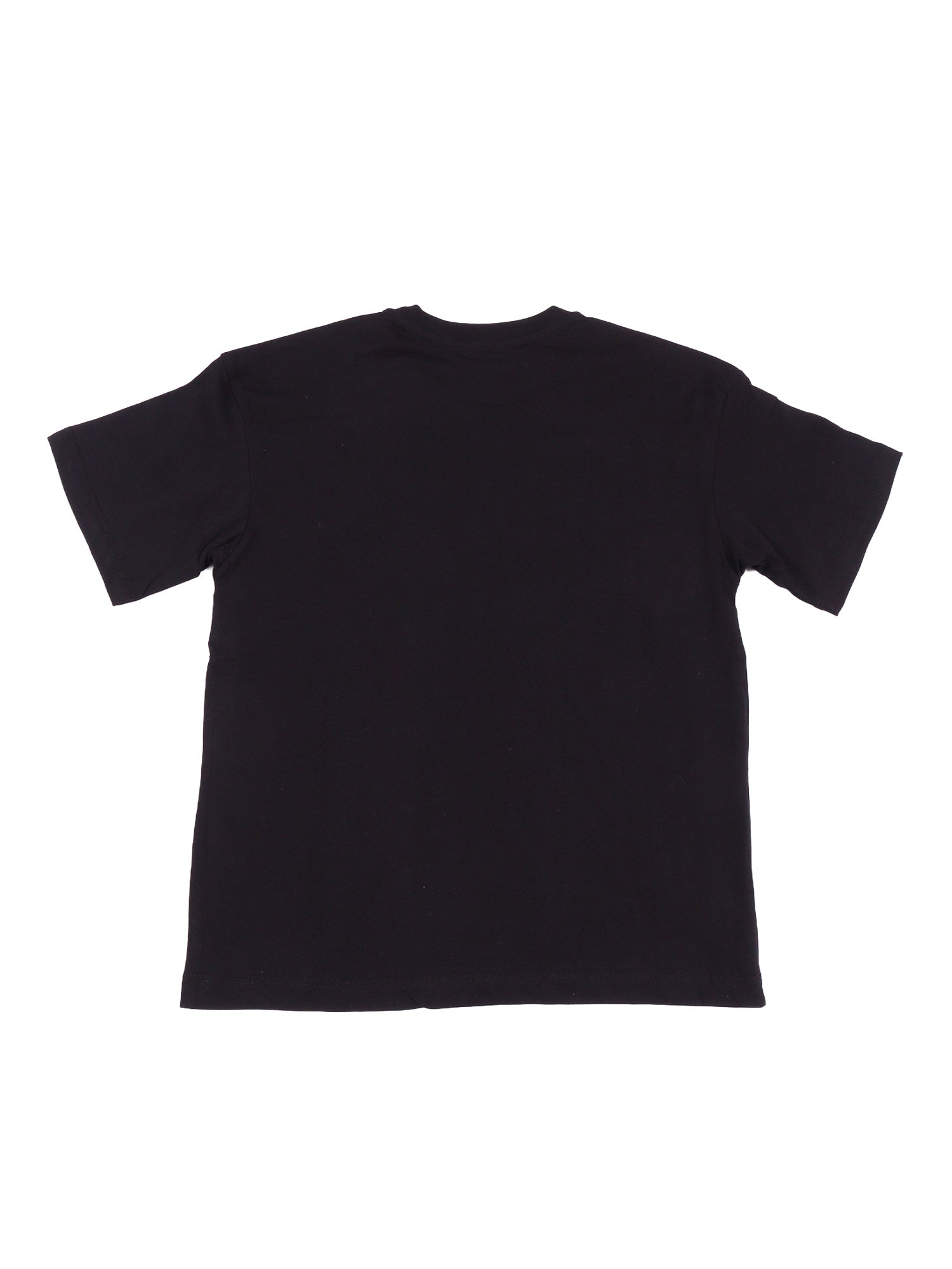 WASHED OVER JERSEY T-SHIRT UNISEX Black Cotton Short Sleeves