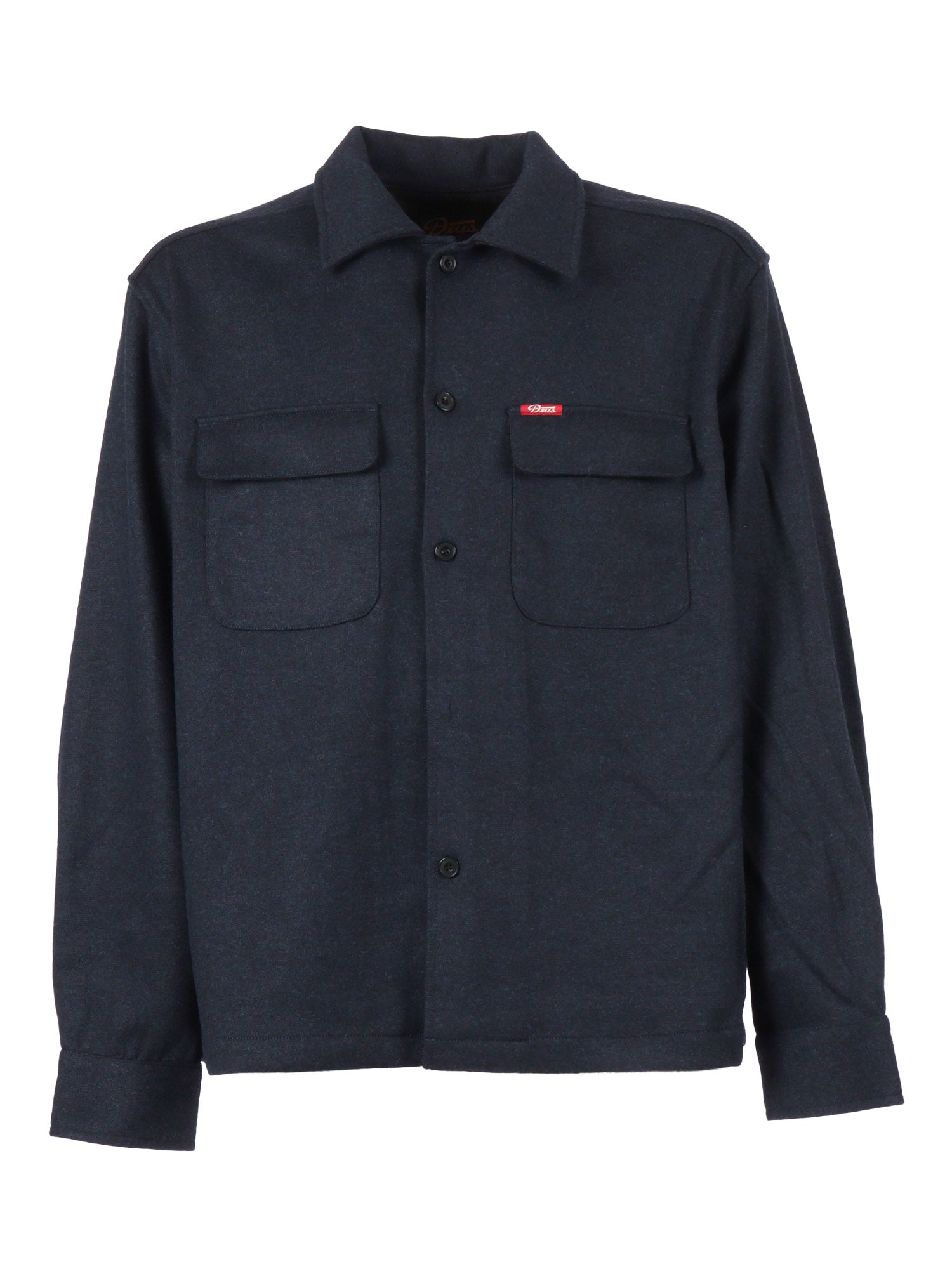 Clayton Wool Shirt Black