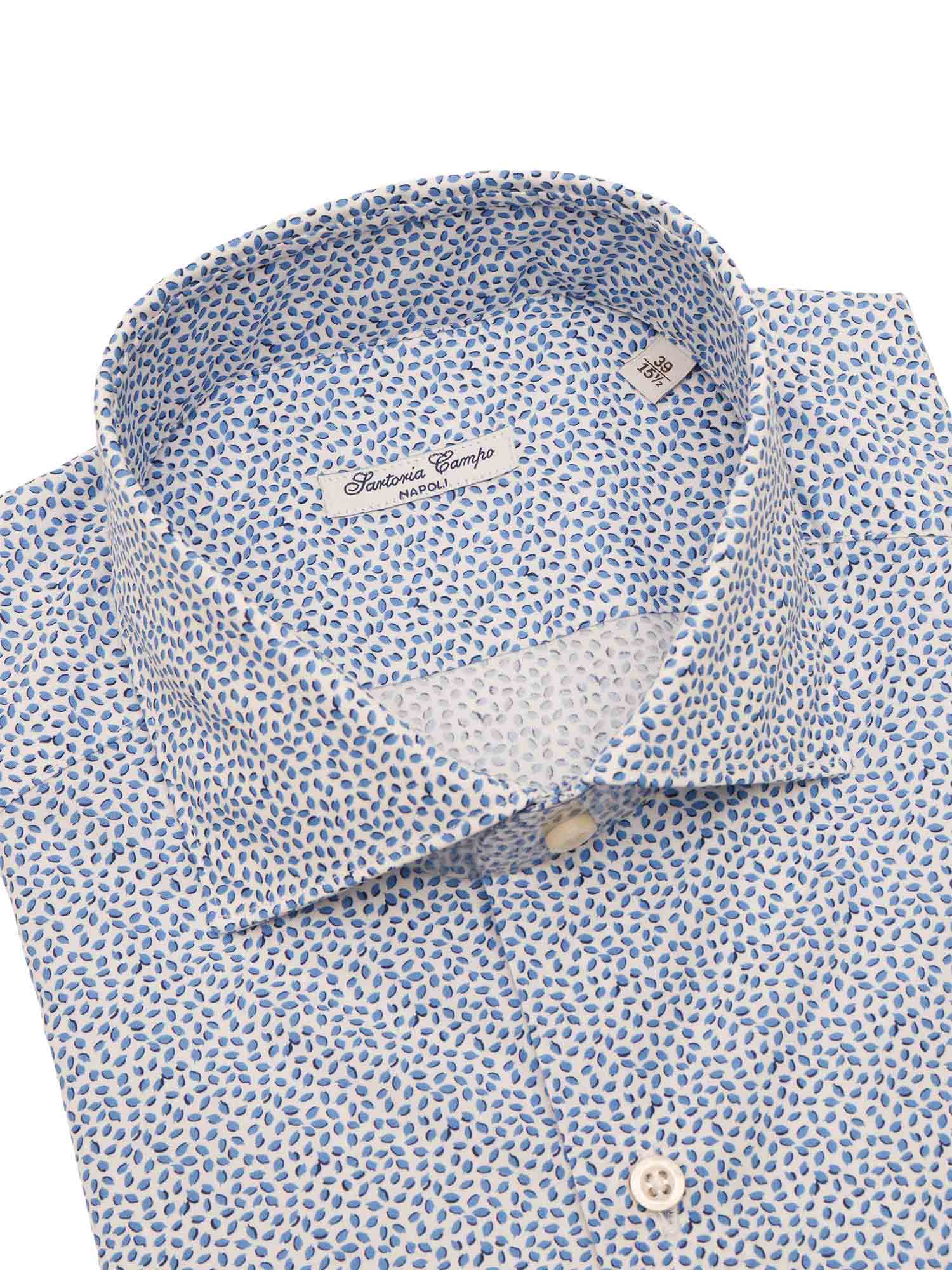 Mens Shirt Light Blue Cotton