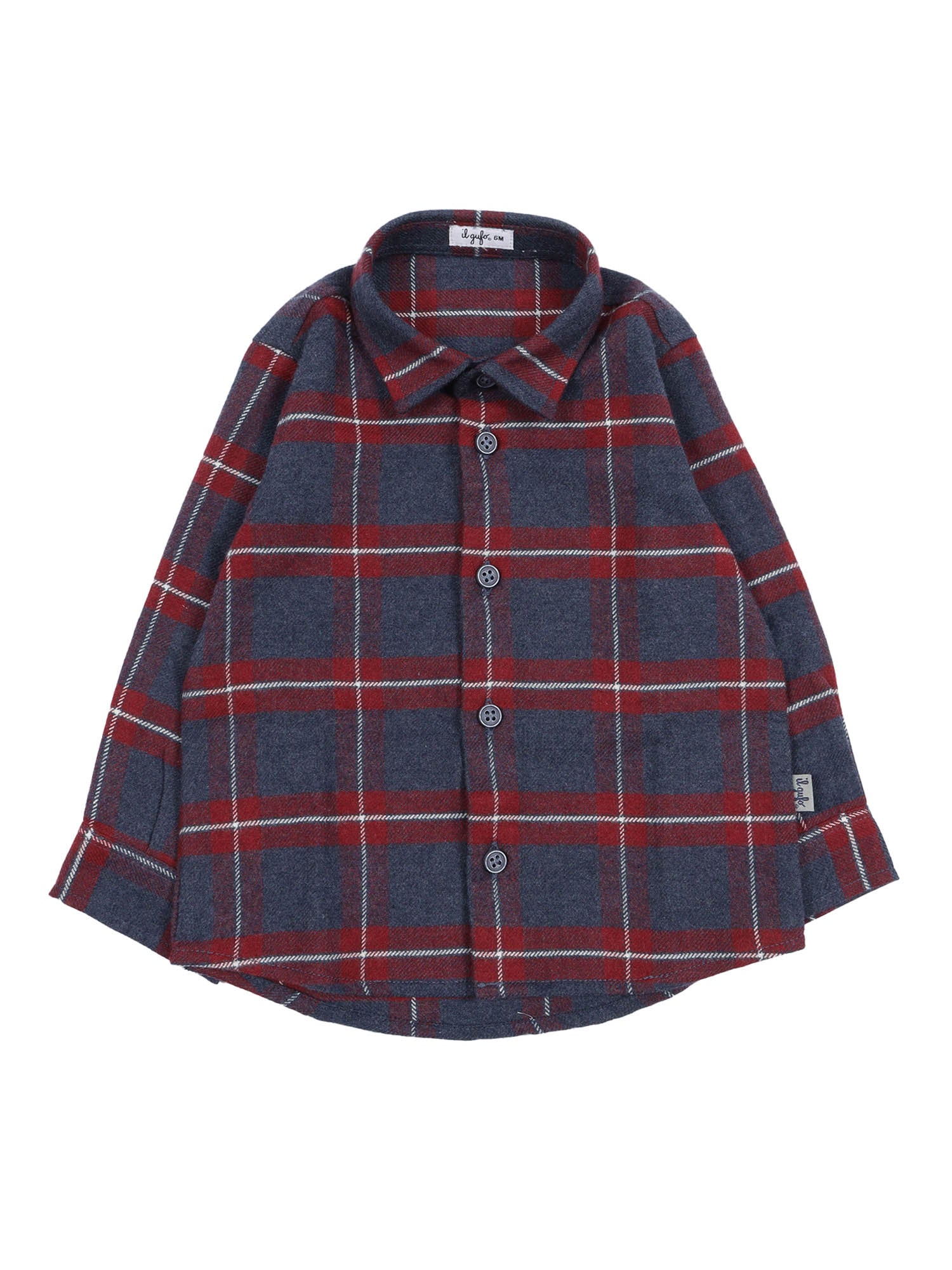 Long Sleeved Shirt Red Cotton