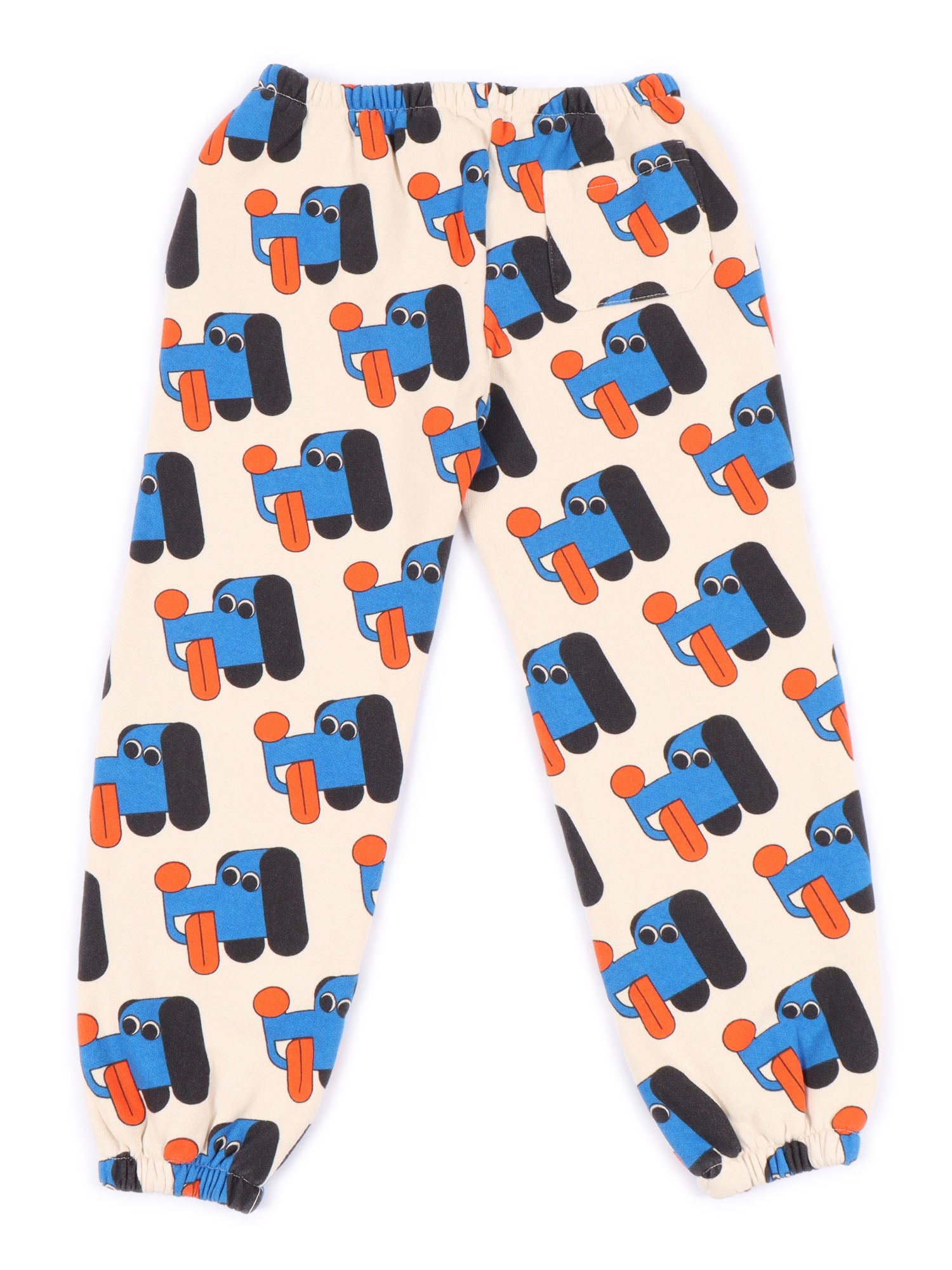 Doggy Mate All Over Joggings White Organic Cotton Trackpants